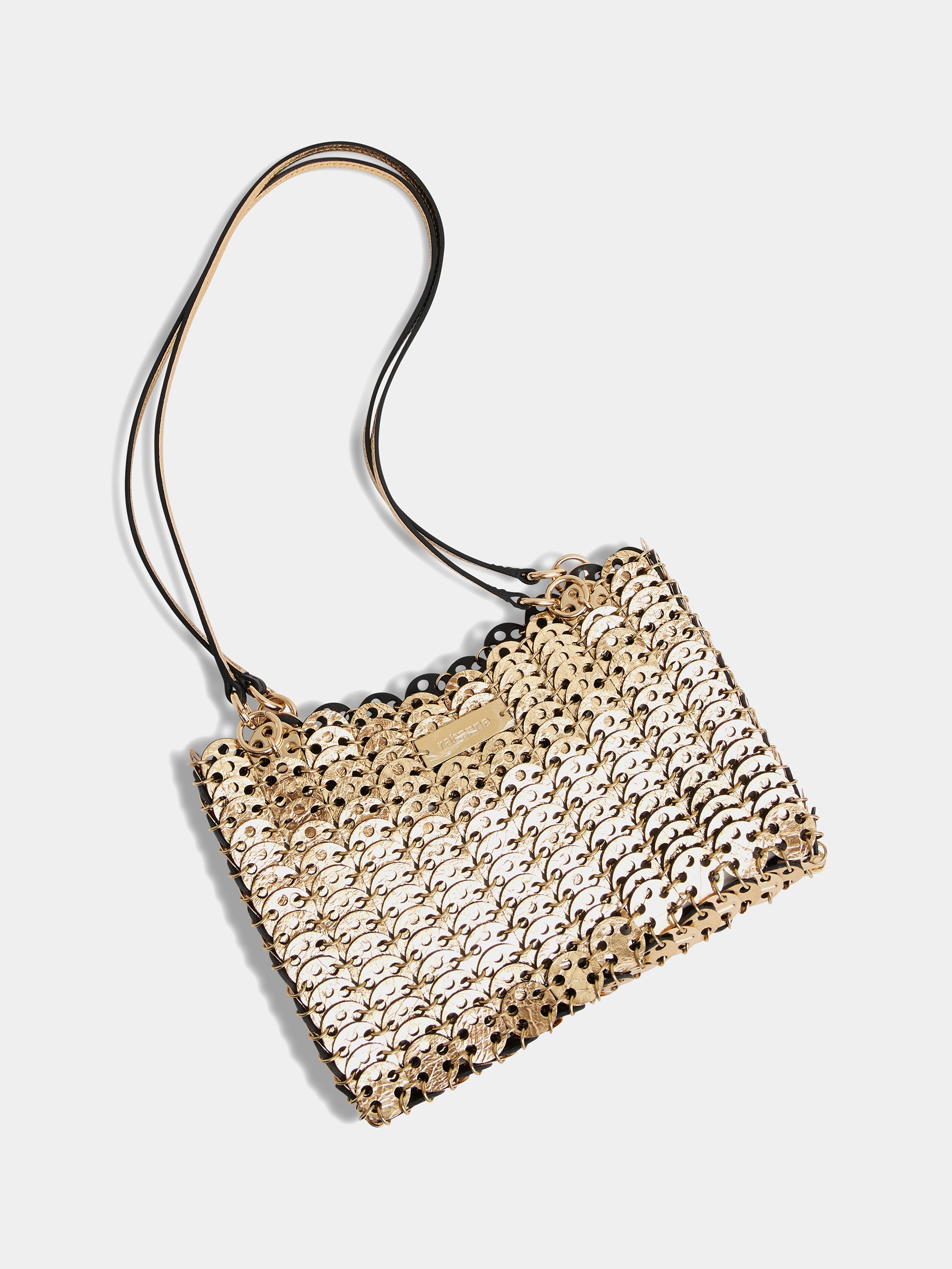 4969 reversible flip bag in leather black position 4