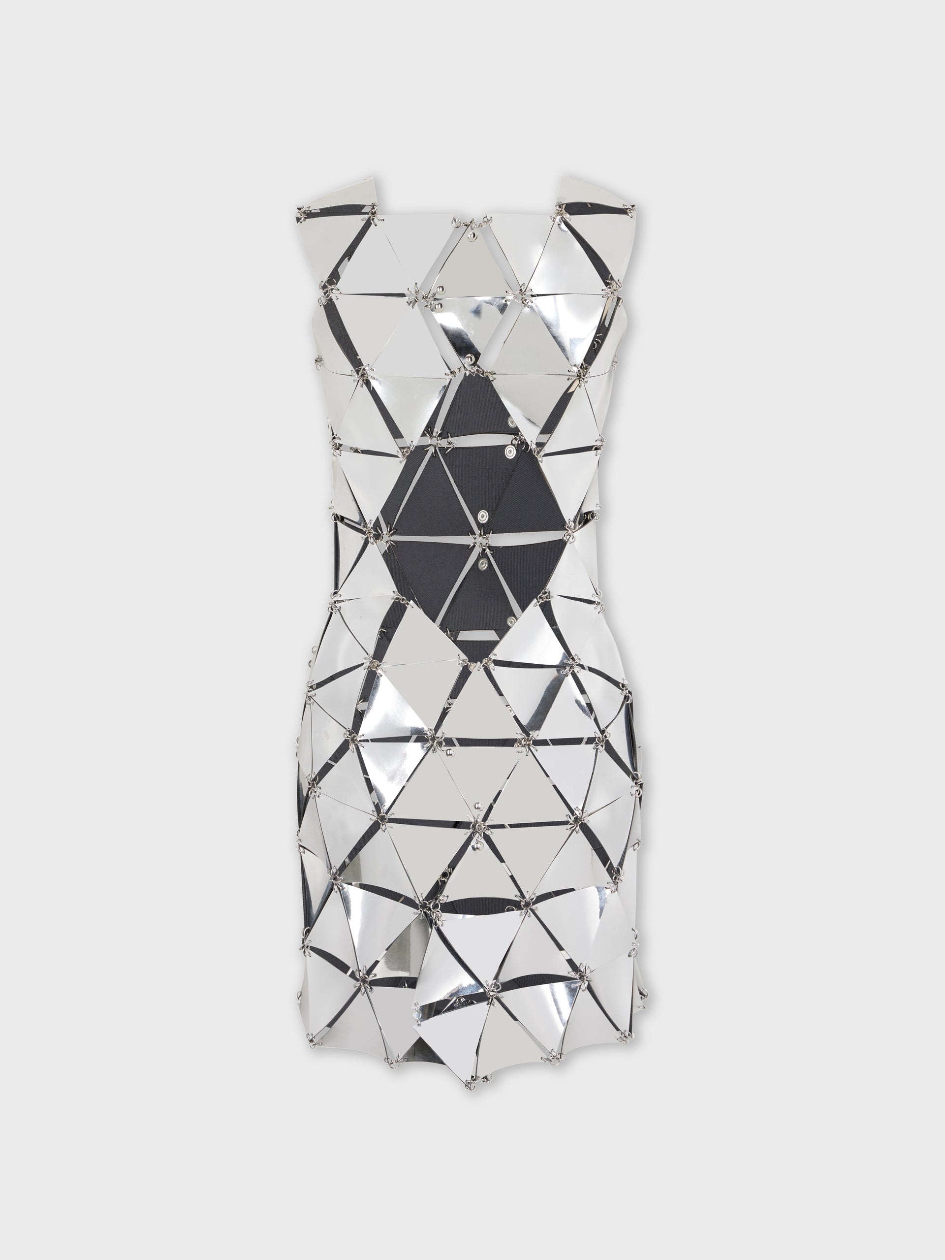 SILVER SHORT DRESS IN ASSEMBLY position 7