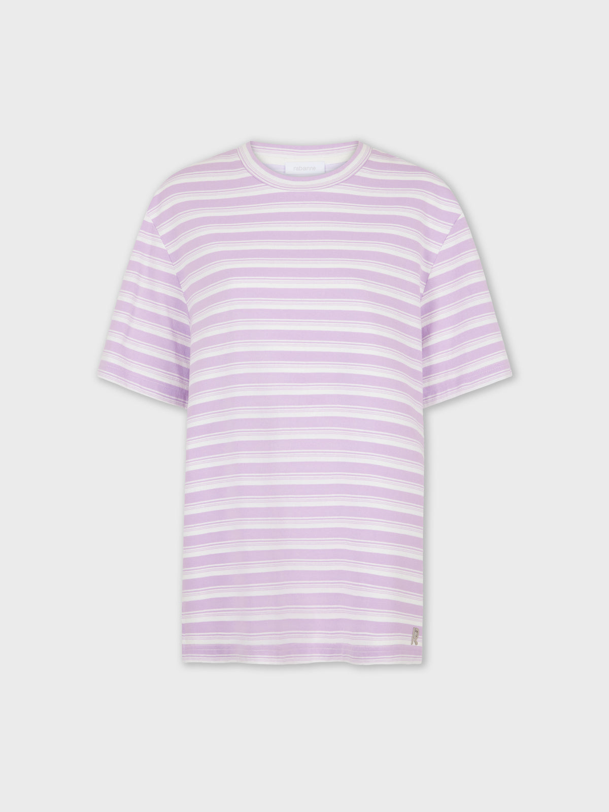 PURPLE OVERSIZED TEE-SHIRT IN COTTON JERSEY position 1 - Image 1