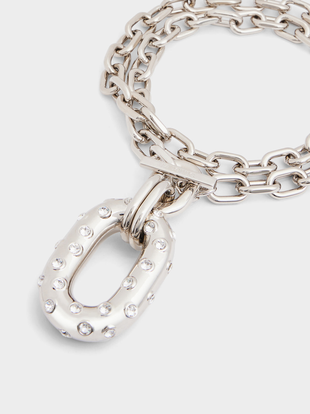 XL Link strass necklace position 2