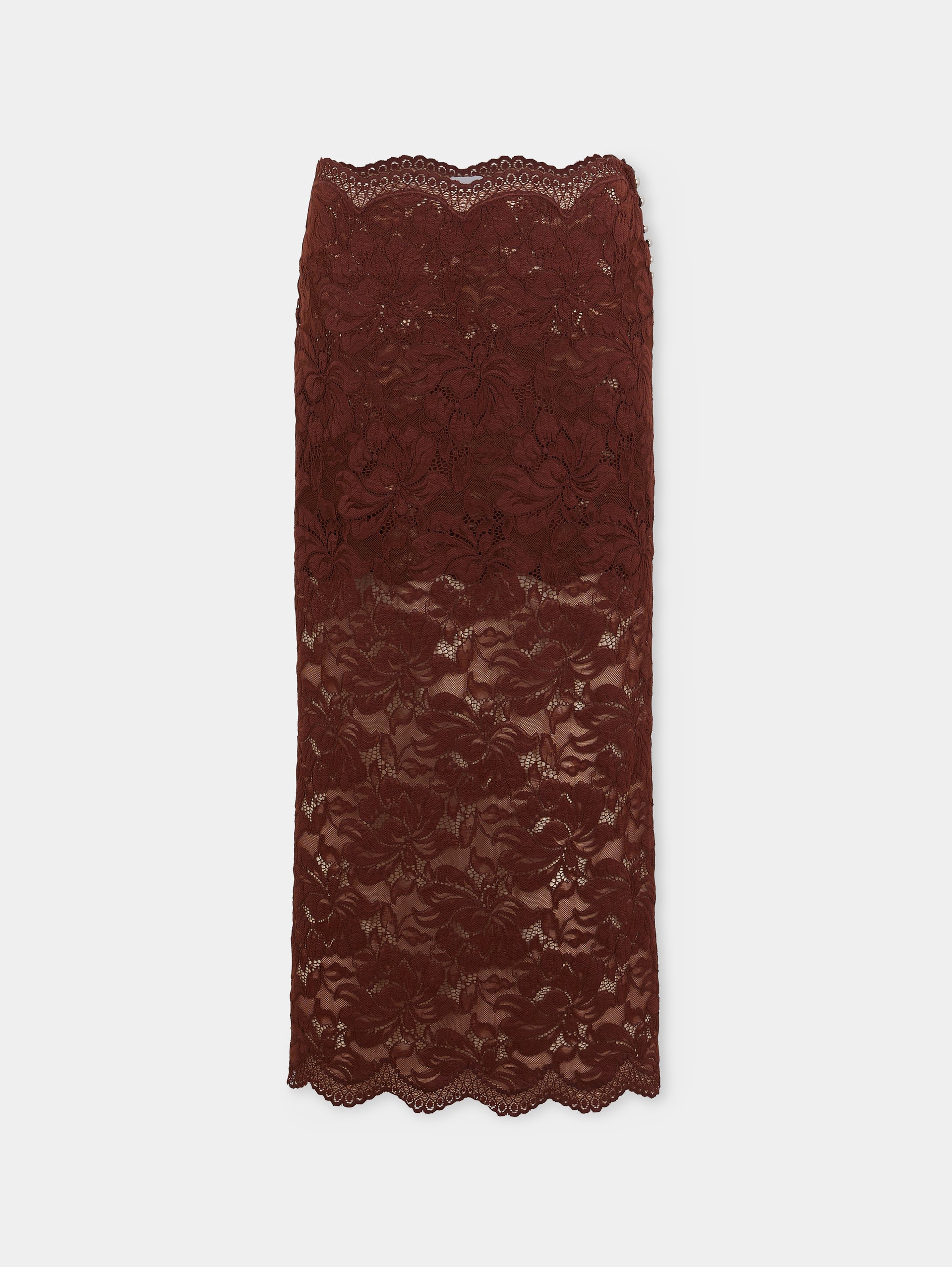 Midi skirt in lace position 1