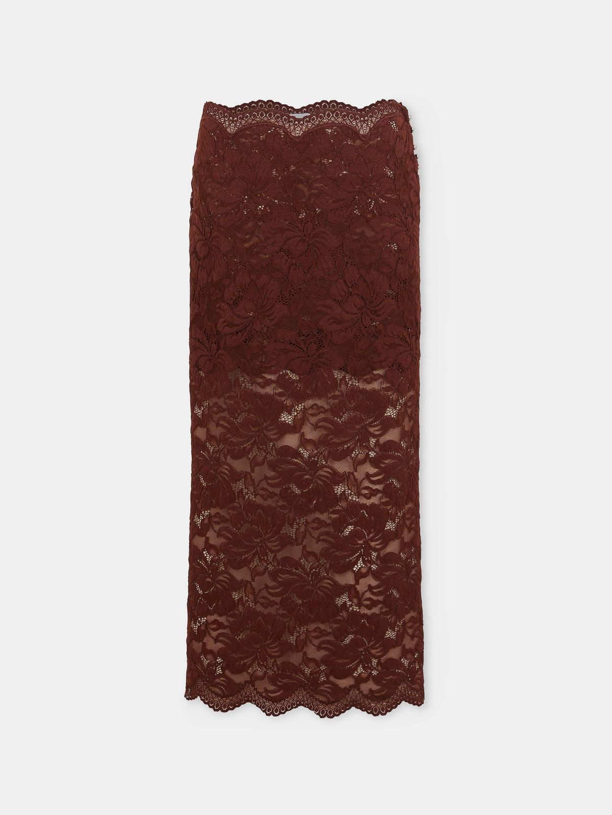 Midi skirt in lace position 1 - Image 1