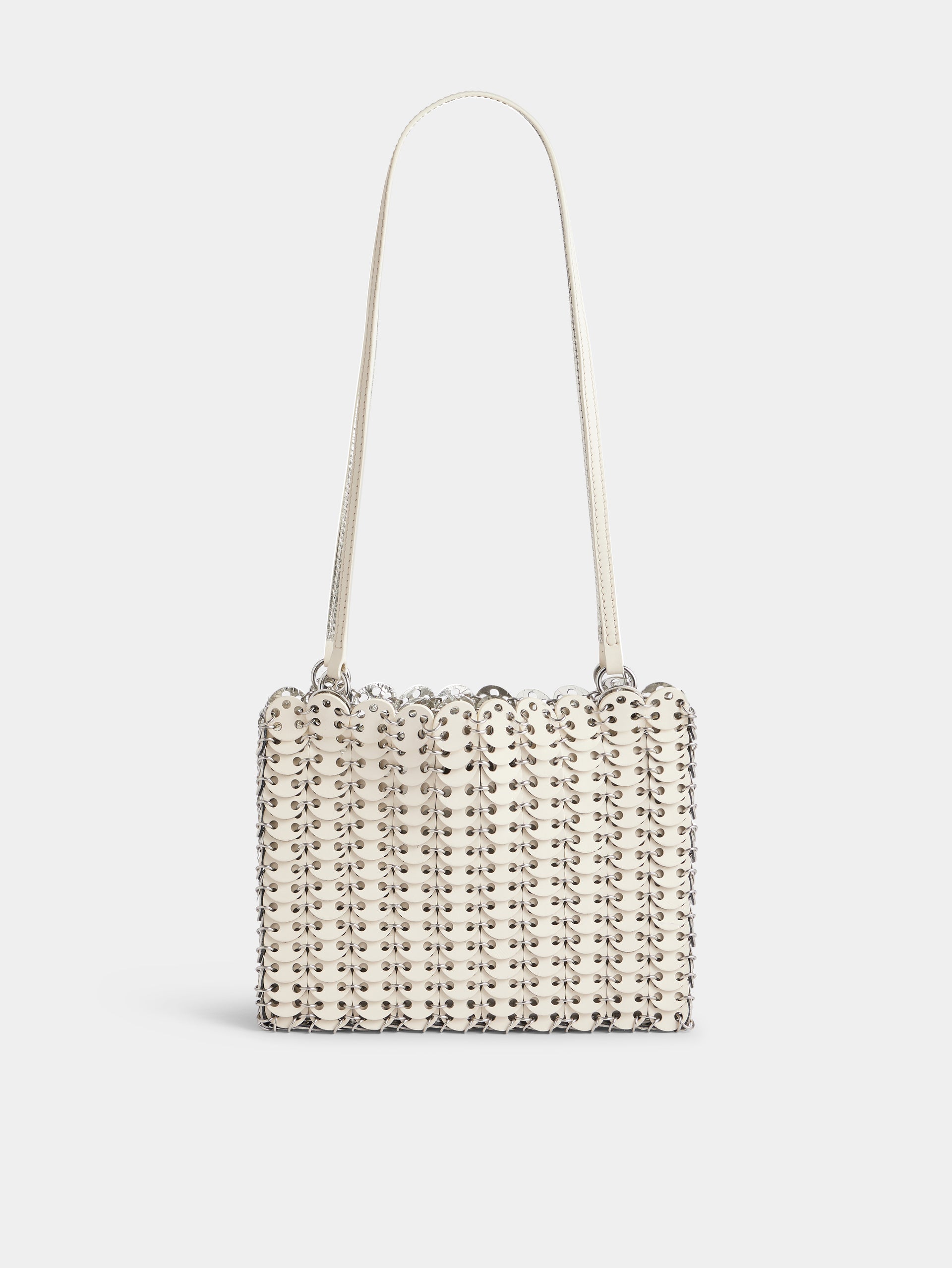 1969 reversible flip bag in leather ivory position 1
