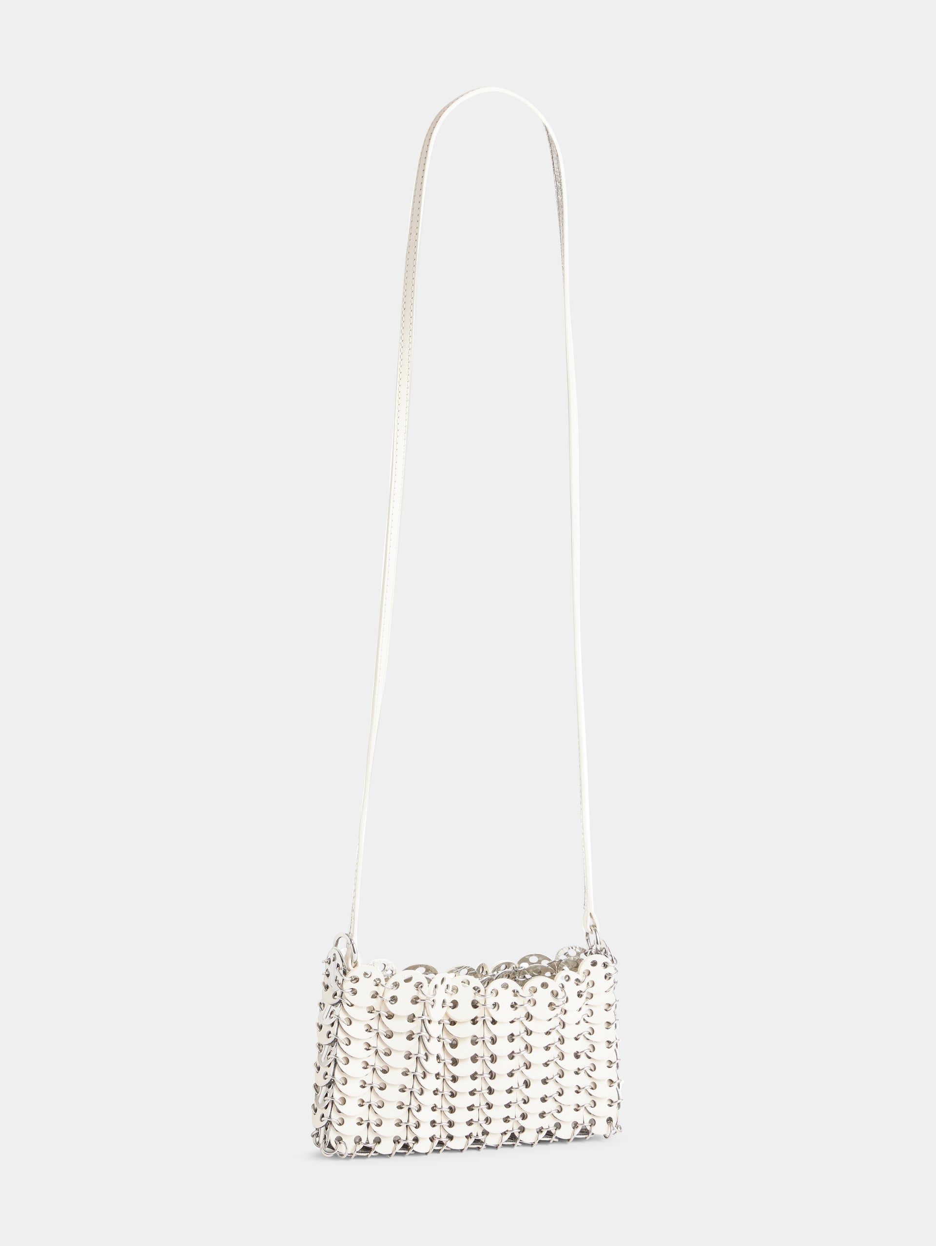 4969 reversible nano flip bag in leather ivory position 4