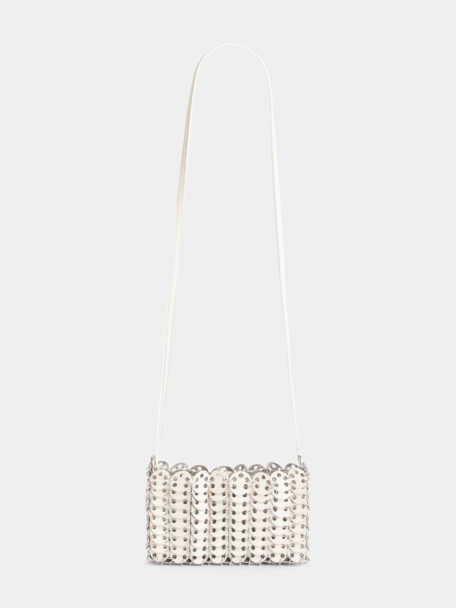 1969 reversible nano flip bag in leather ivory position 1