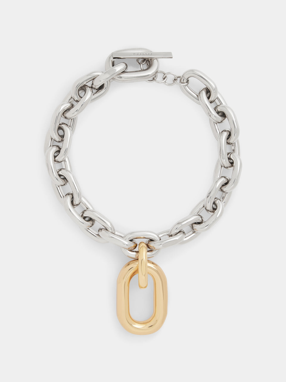 Silver/gold XL Link necklace position 1 - Image 1