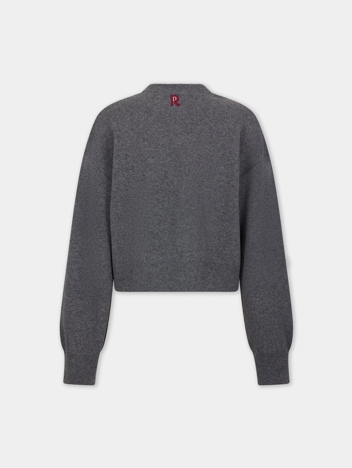 GREY CARDIGAN IN WOOL AND CASHMERE position 8
