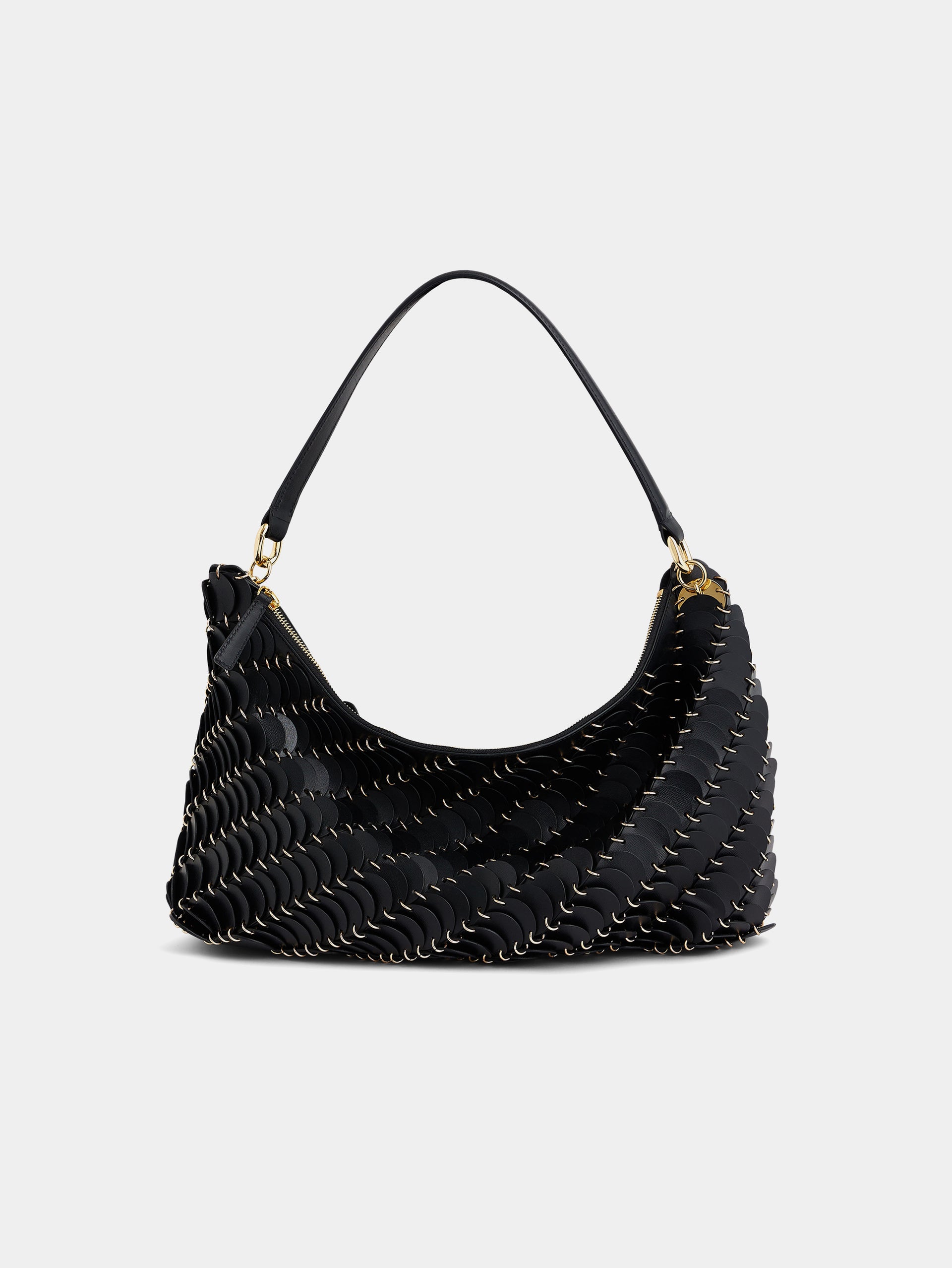 Black Paco leather bag position 1