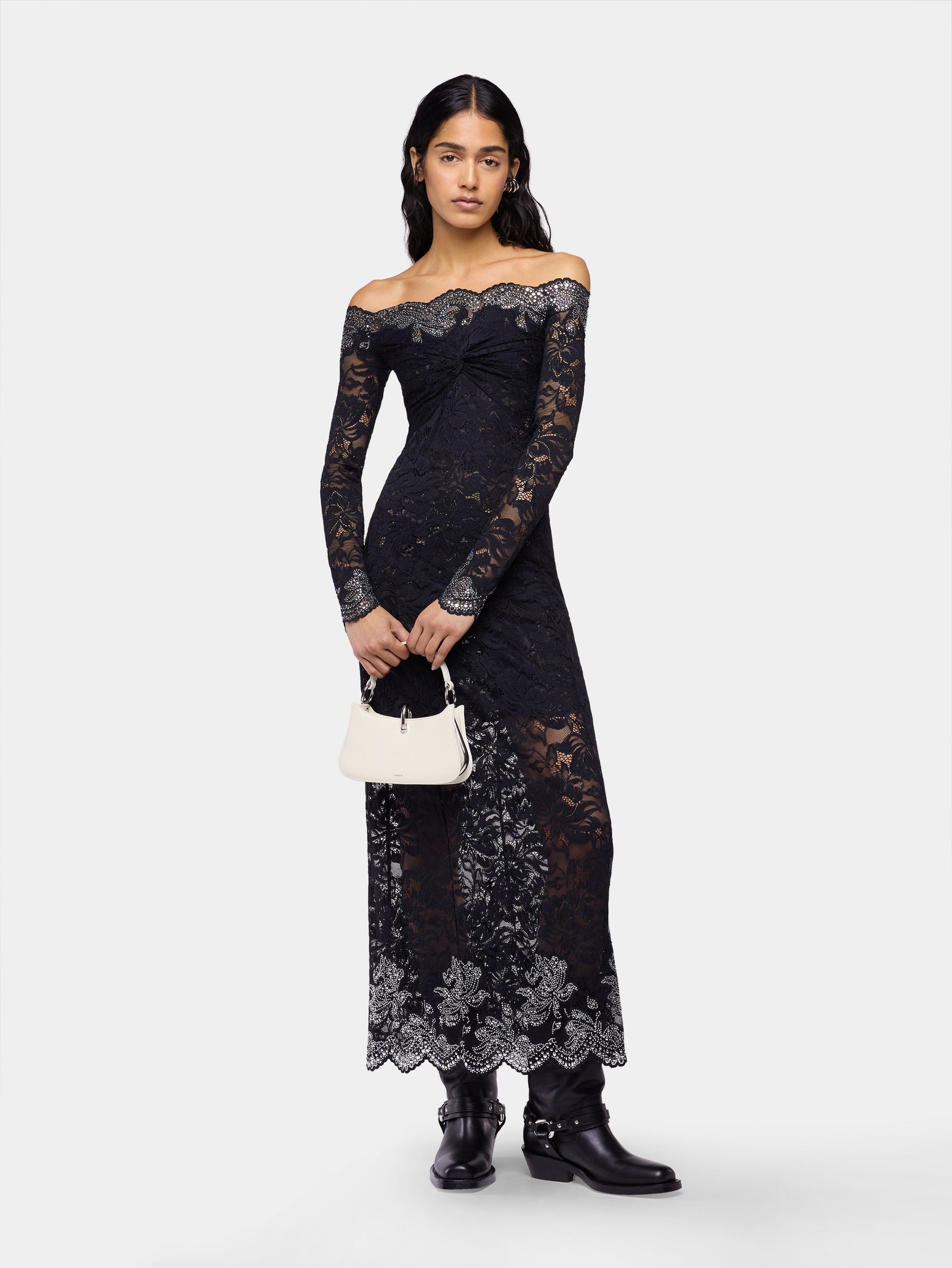 Robe longue en dentelle - Image 2