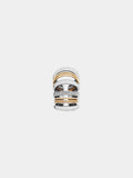 Ear cuff Punk XL Link bicolore argent et or