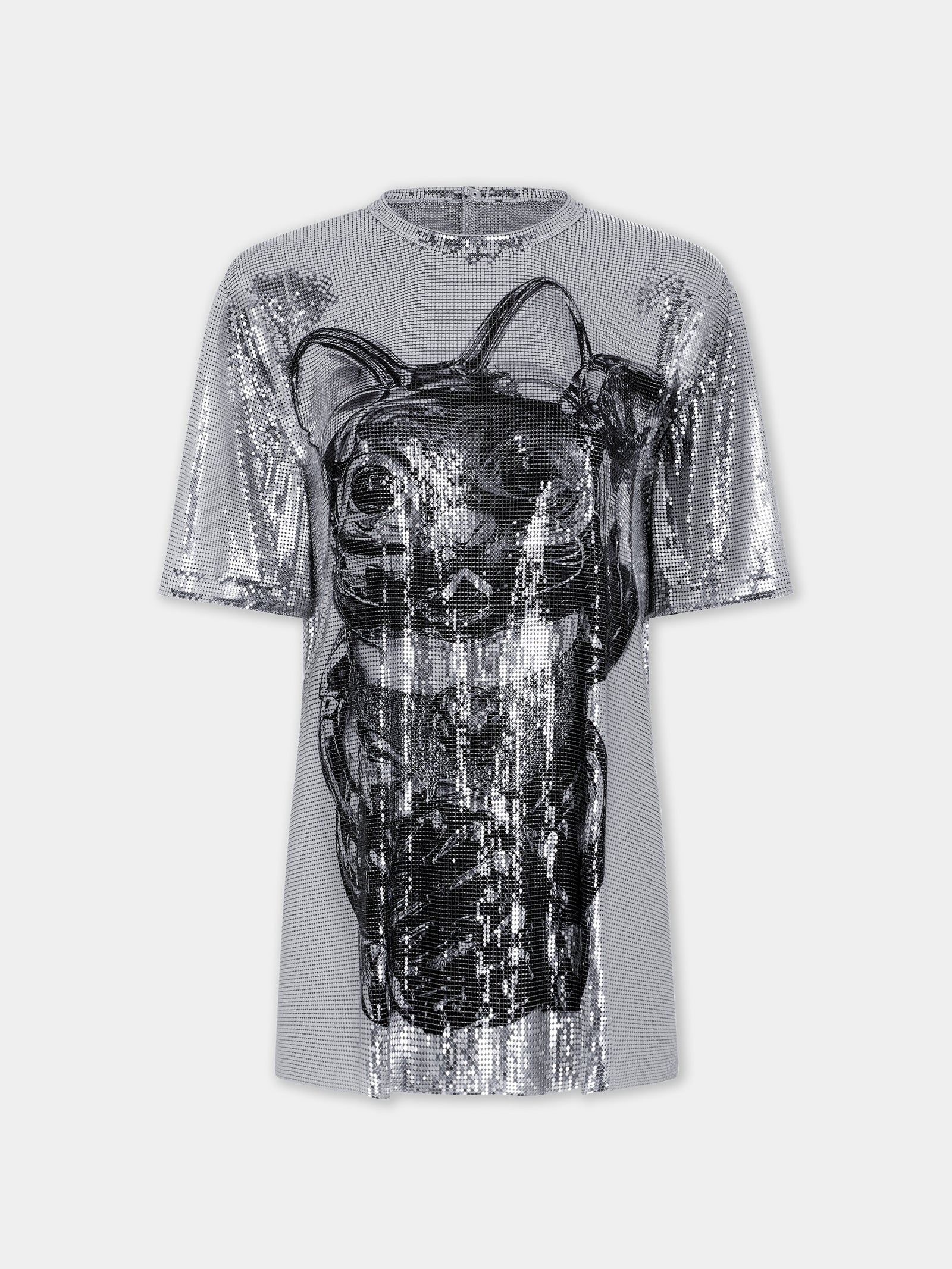 Ohmori x Rabanne oversized top cat in mesh - Image 1