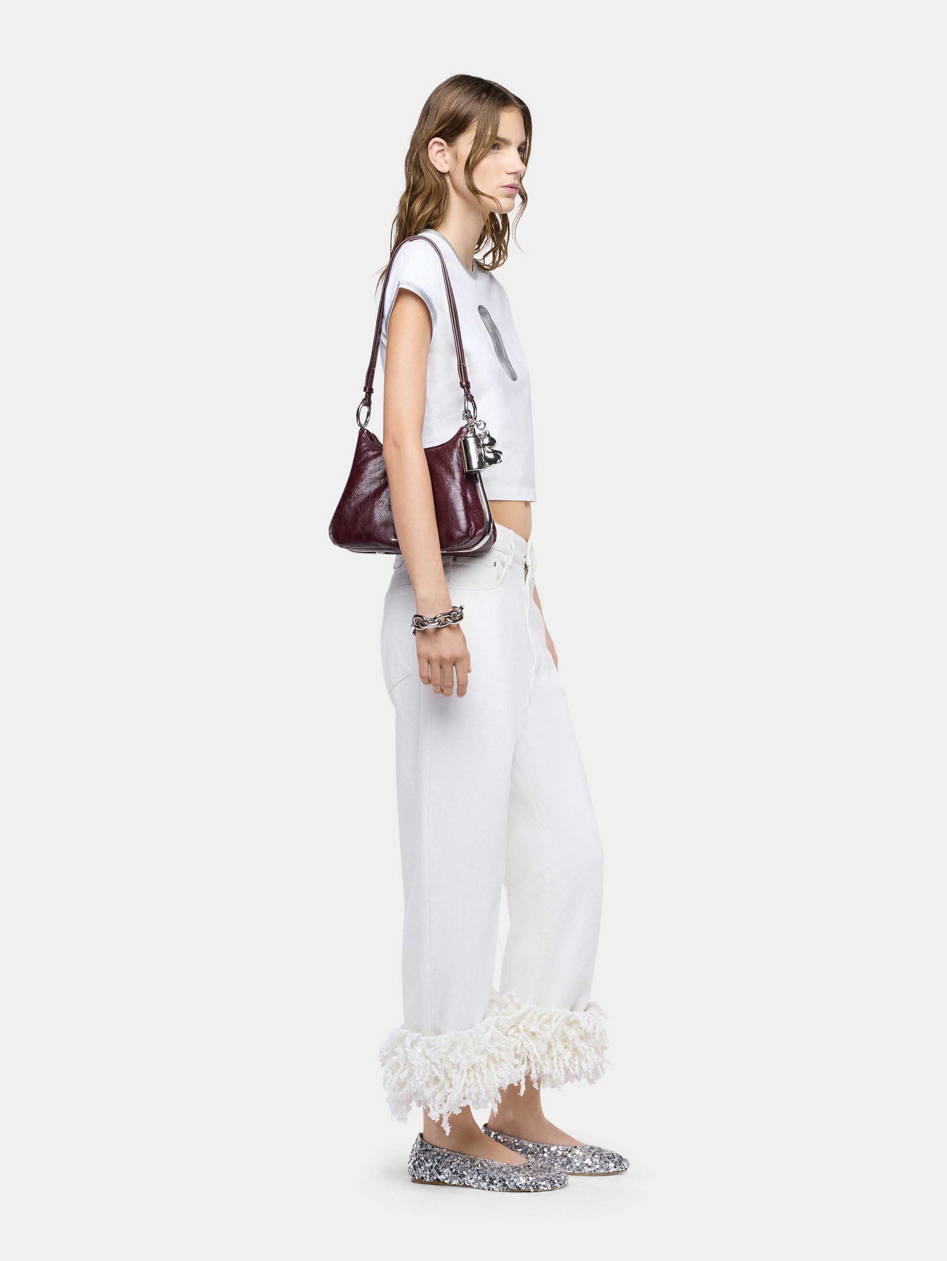 T-shirt Ohmori x Rabanne imprimé canette en coton blanc