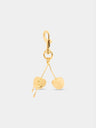 Cherry gold charm