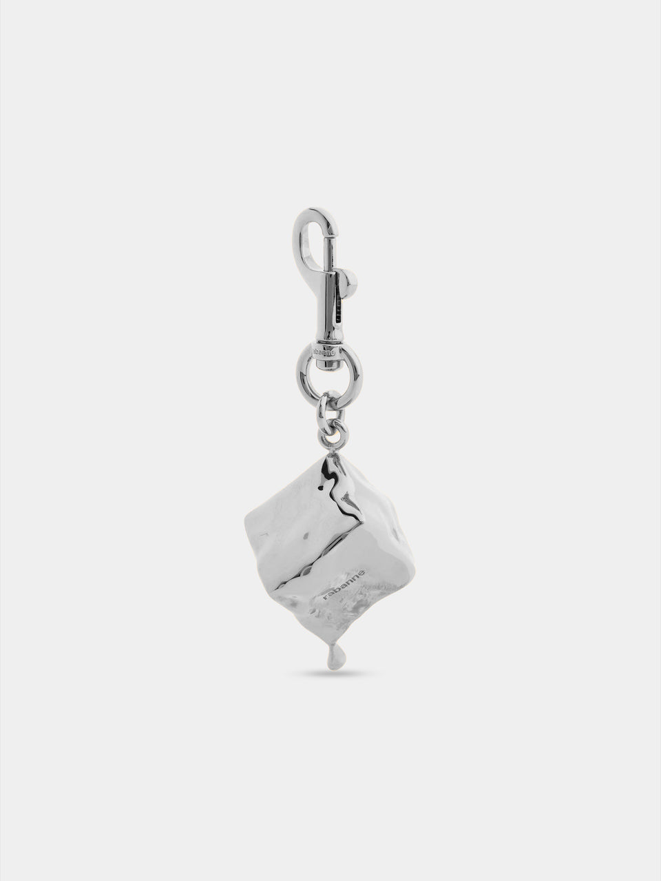 Melting Ice cube silver charm - Image 1