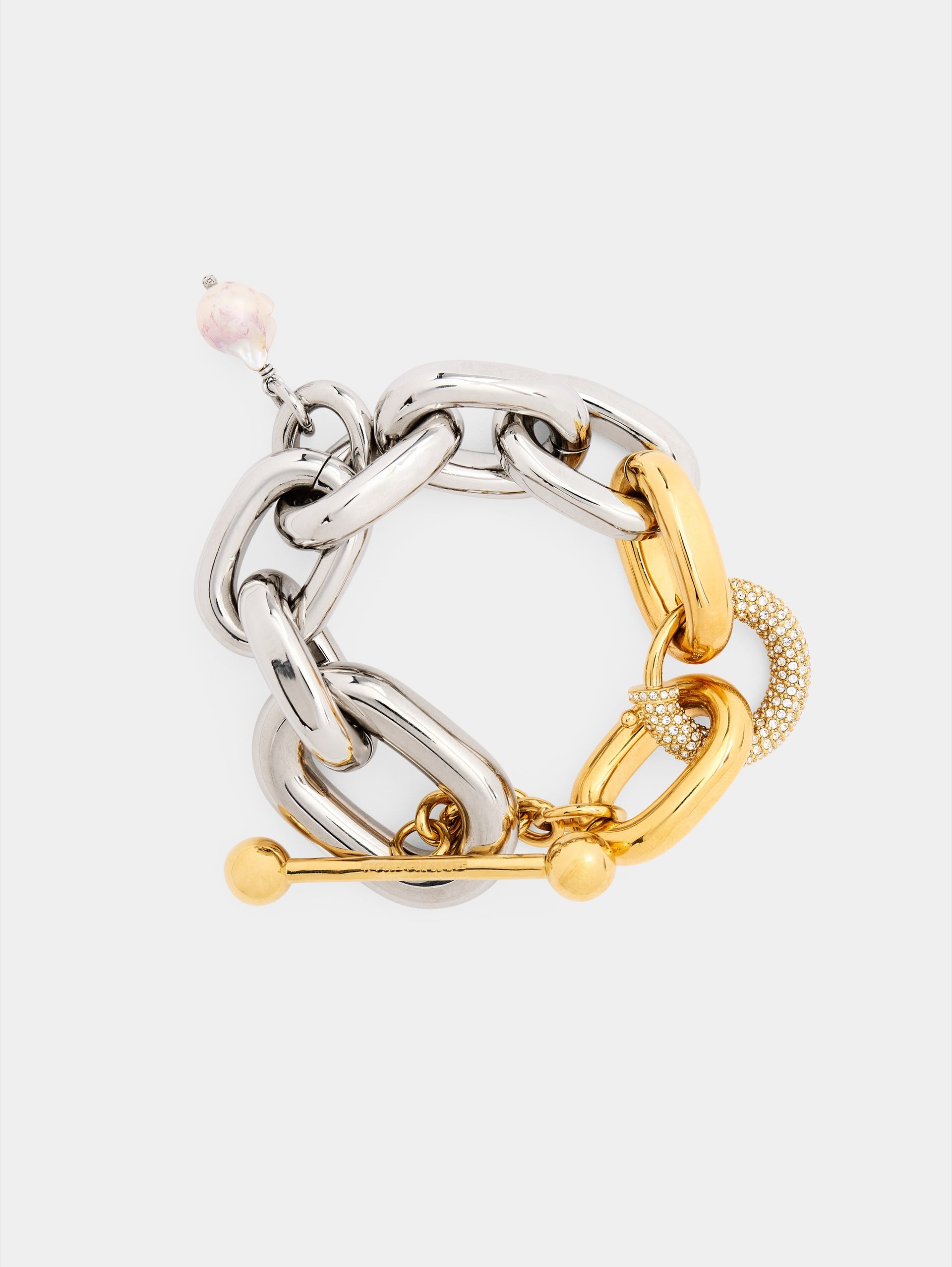 Bracelet XL Link in bi-color punk style position 4