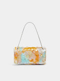 Sac baguette Sparkle avec broderie de sequins multicolores