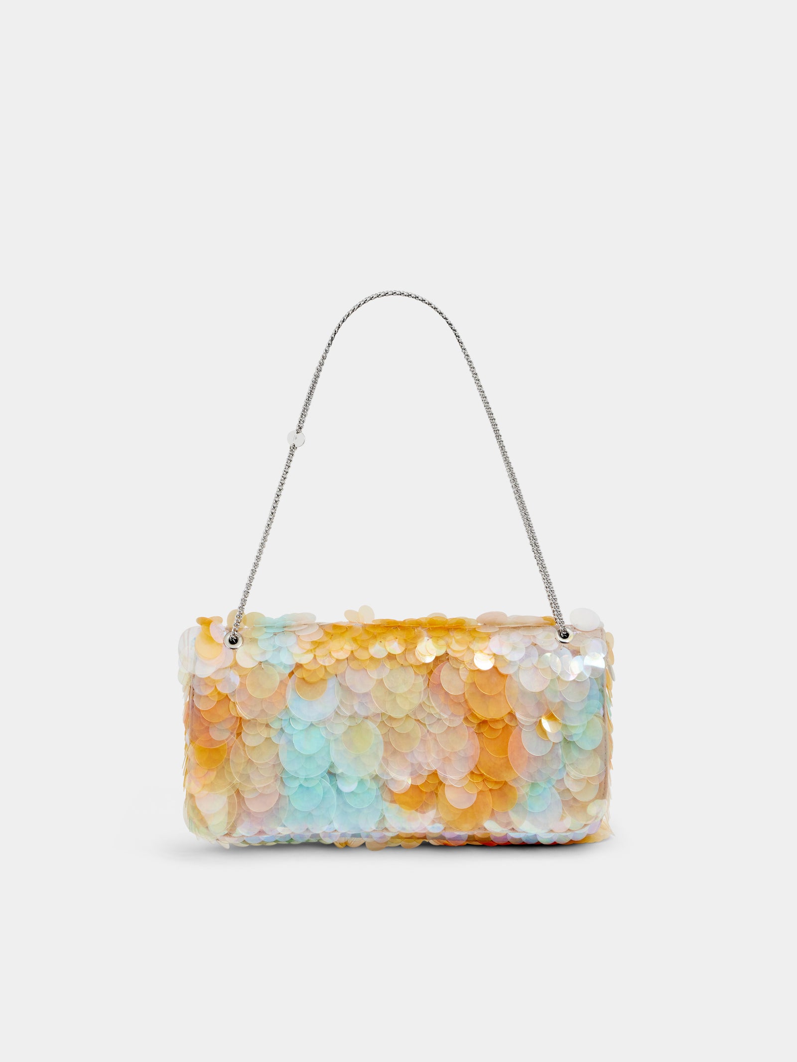 Sparkle baguette bag with multicolor sequins embroidery - Image 1