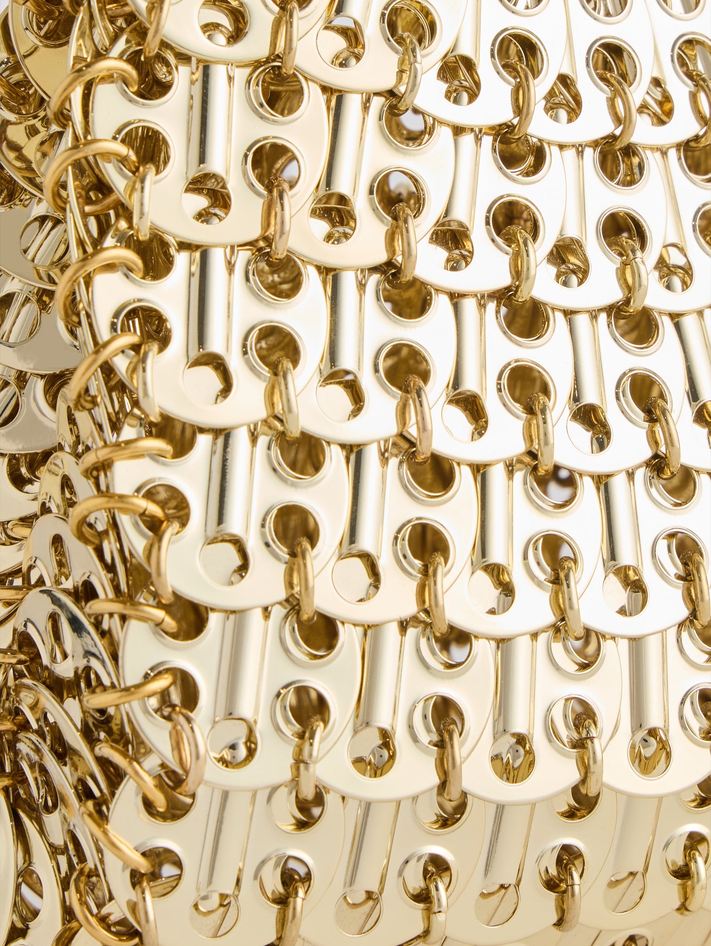 1969 clutch gold metal bag