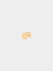 Gold punk ring