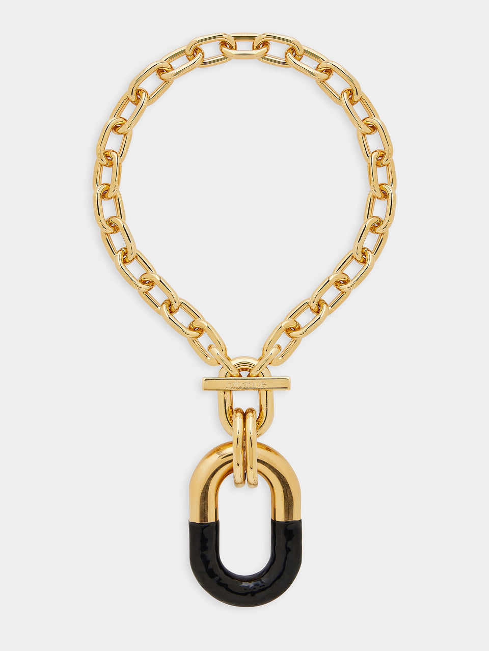 XL Link necklace black and gold position 1 - Image 1