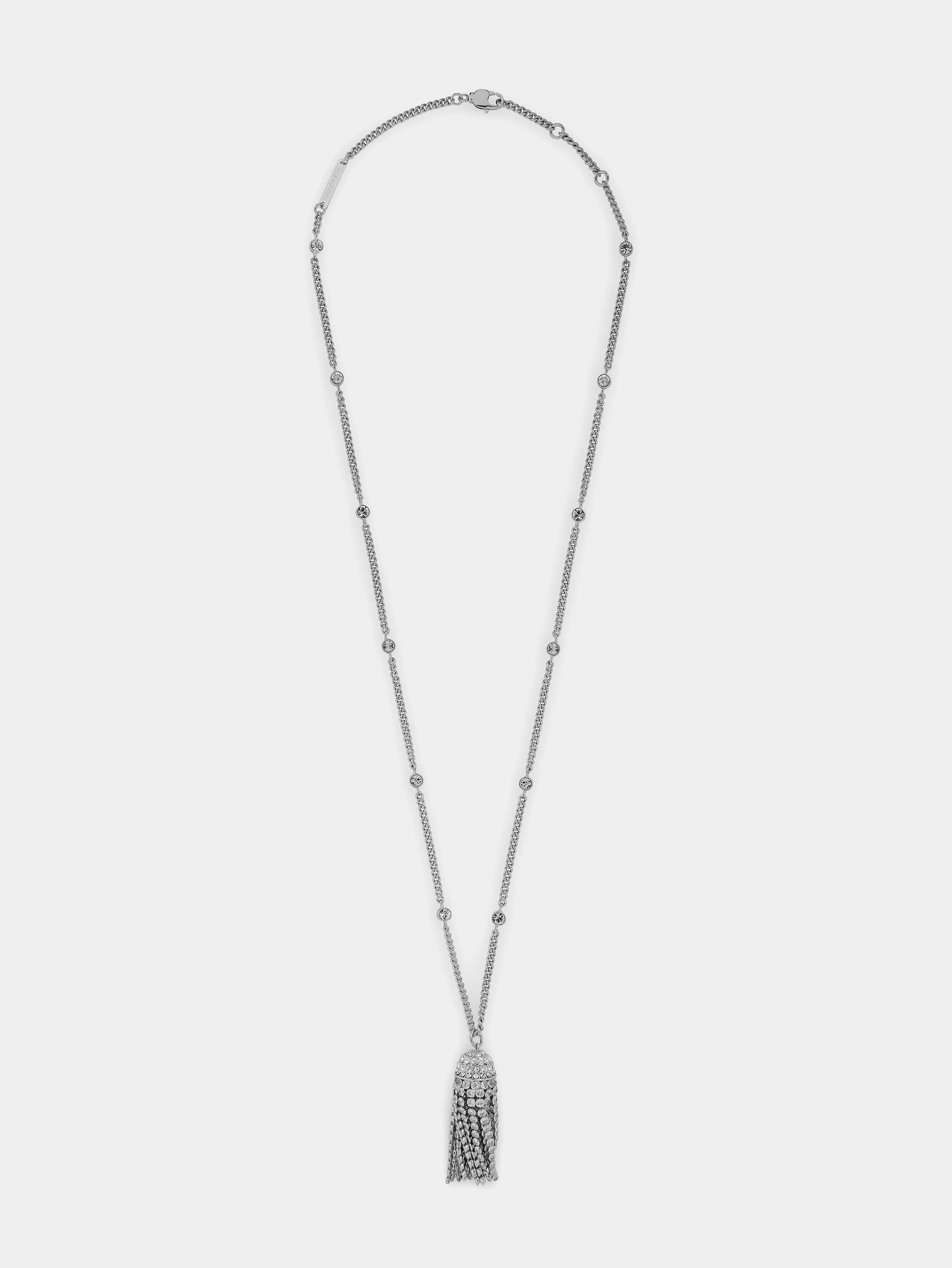 Crystal tassel necklace position 1 - Image 1