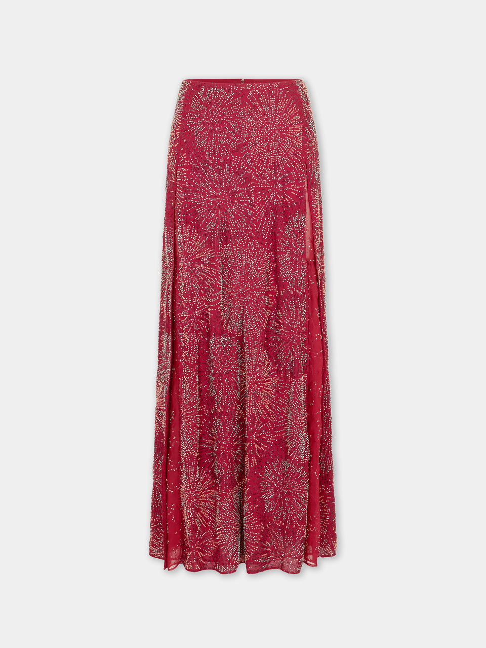 Skirt with pearl embroidery position 1 - Image 1