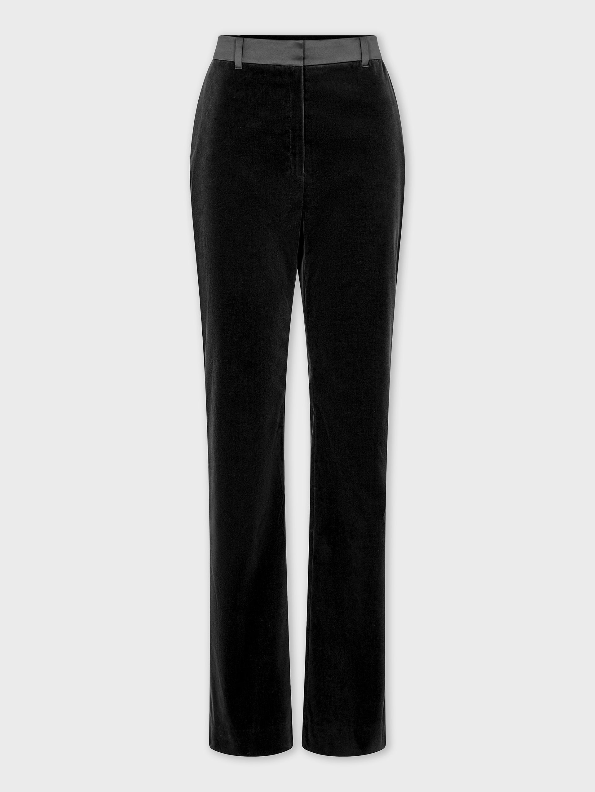 Velvet tailored trousers position 1