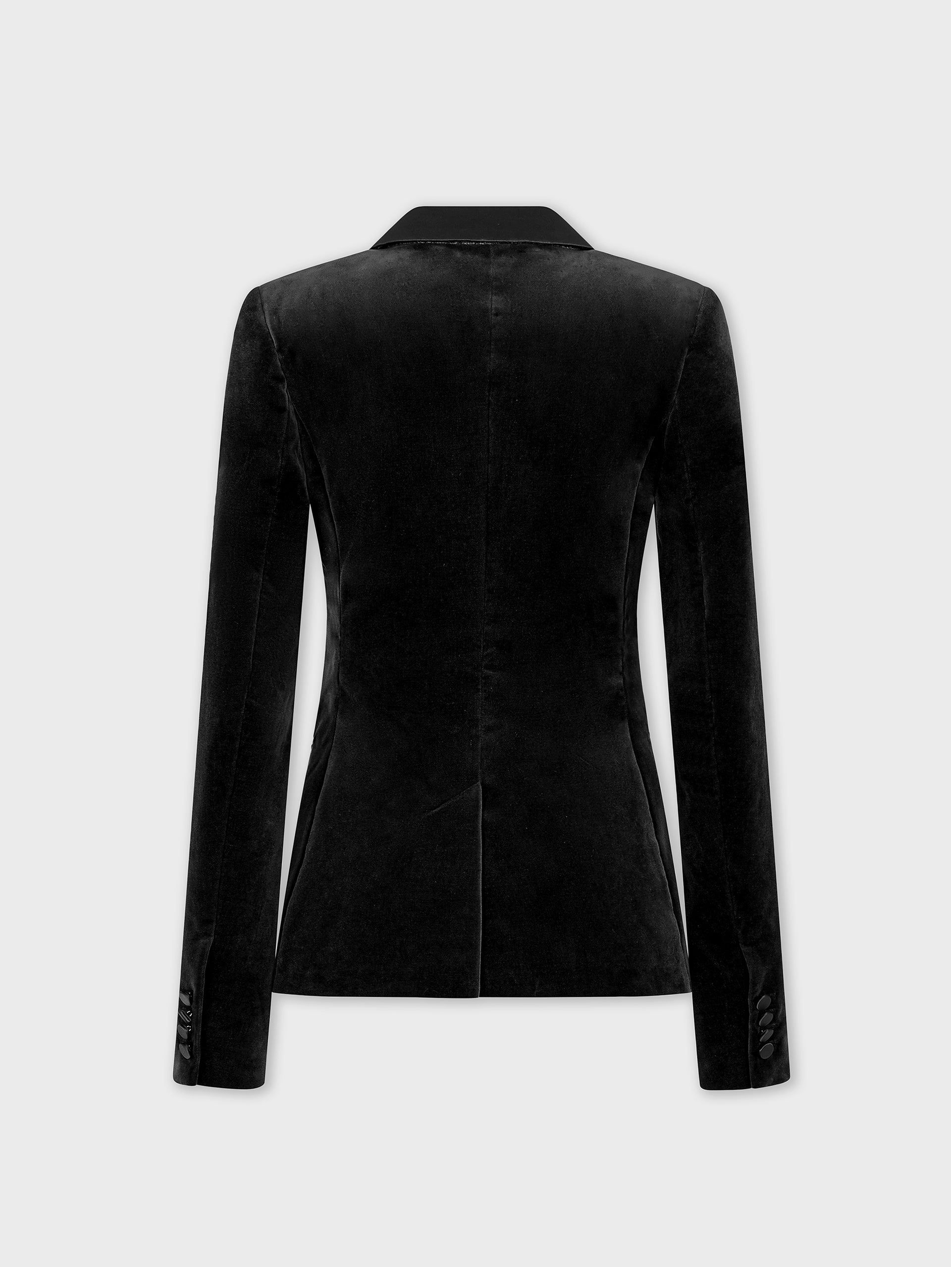 Velvet tailored jacket position 7