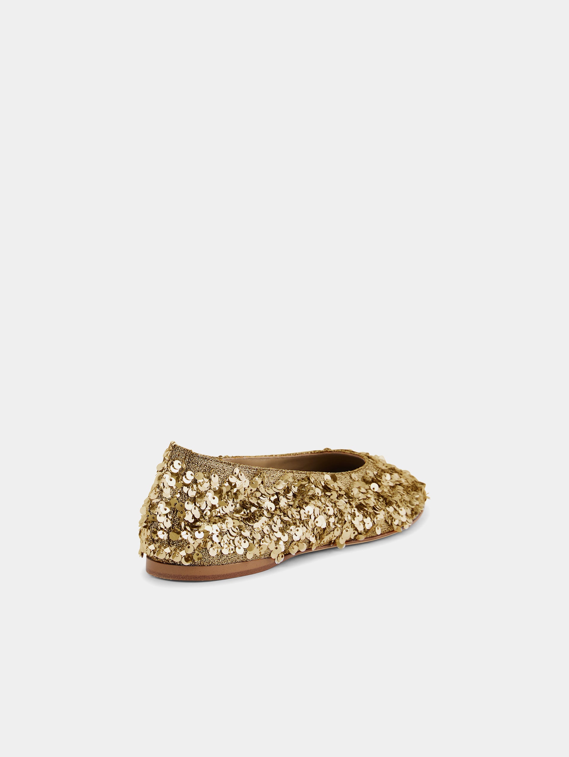 Ballerina with sequins gold position 4