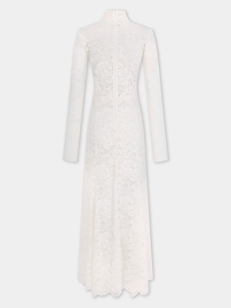 Long lace dress with cut-out details - Image 2