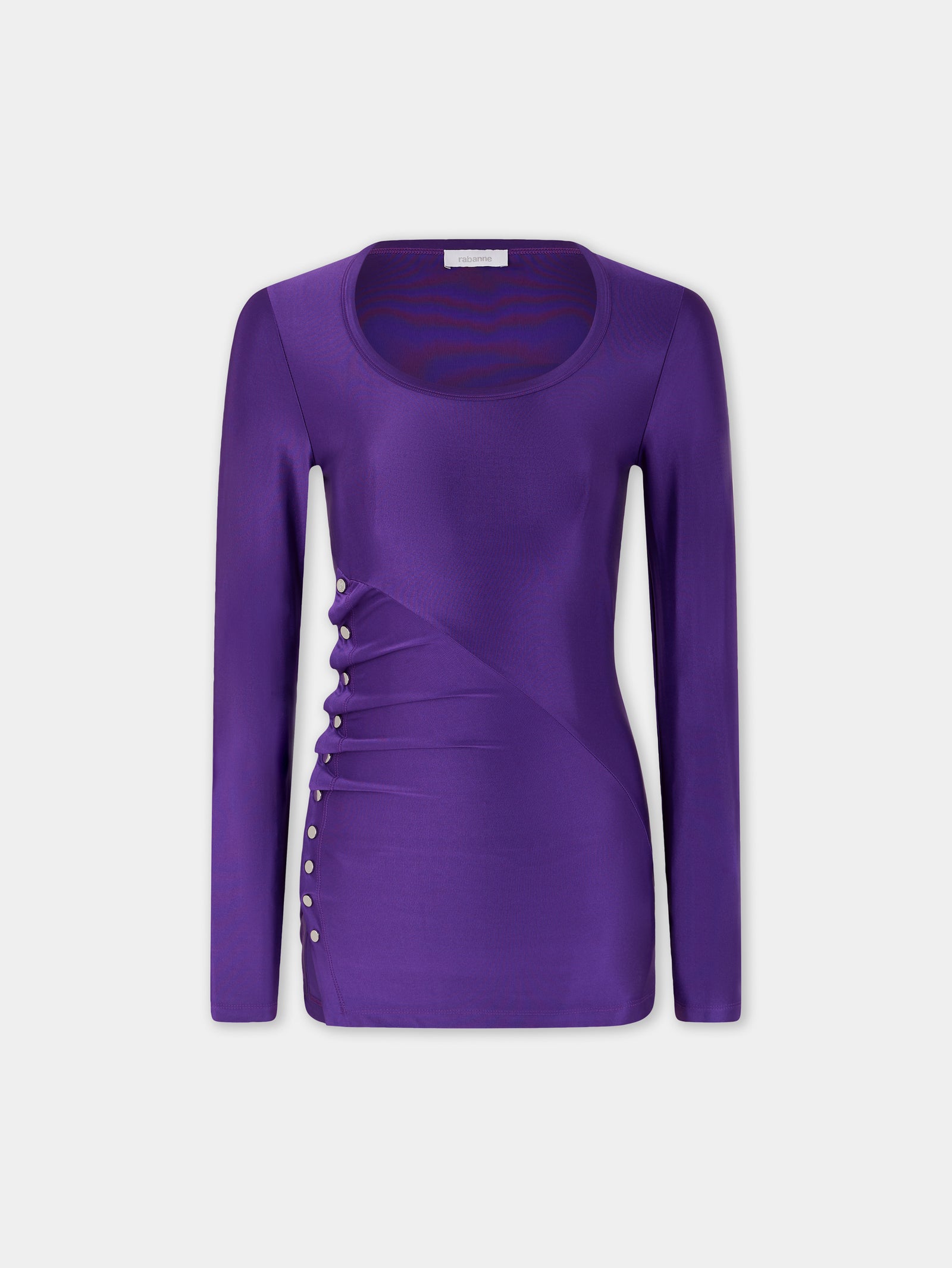 Draped jersey top position 1 - Image 1