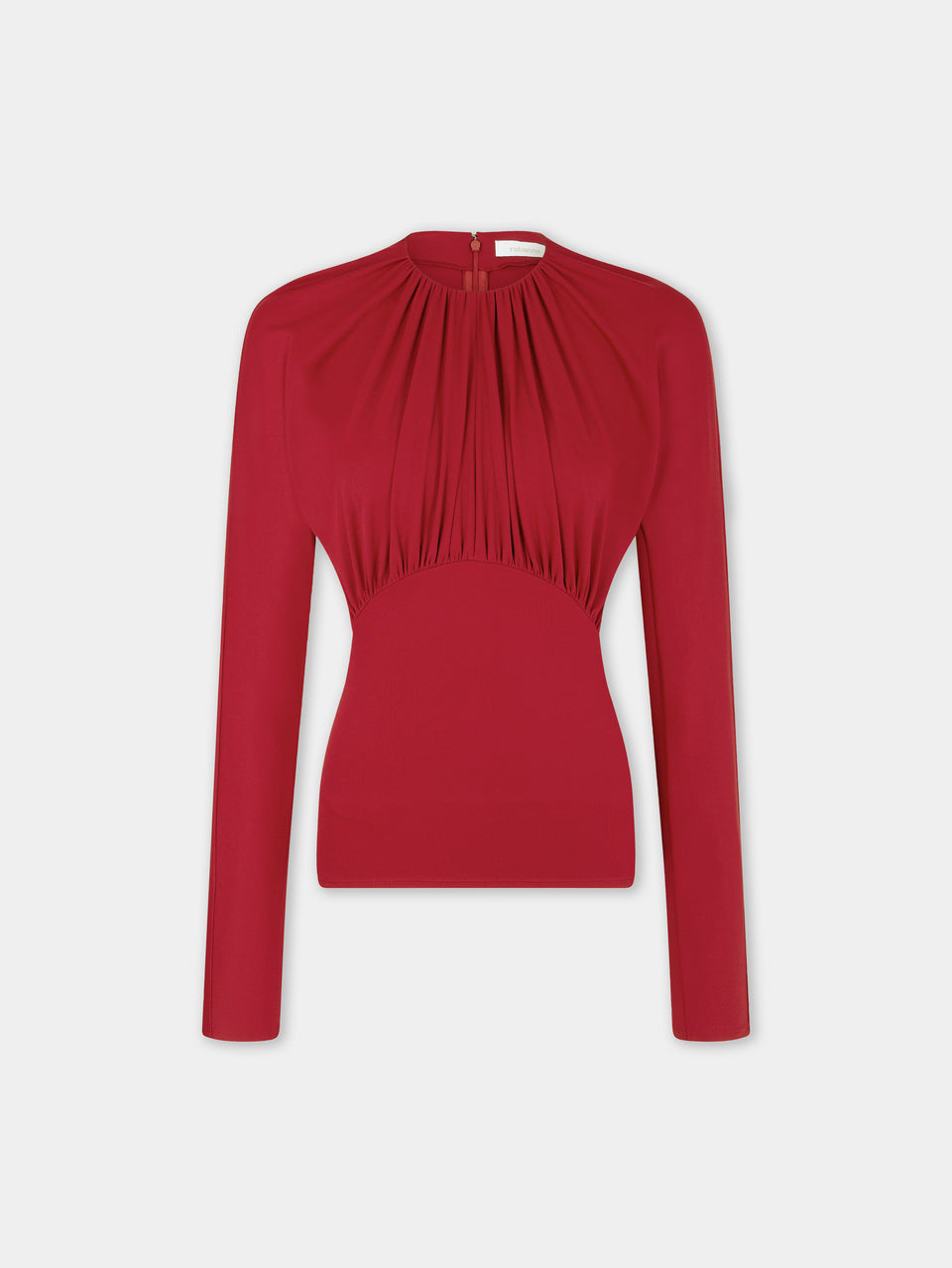 Jersey top with ruched details position 1 - Image 1