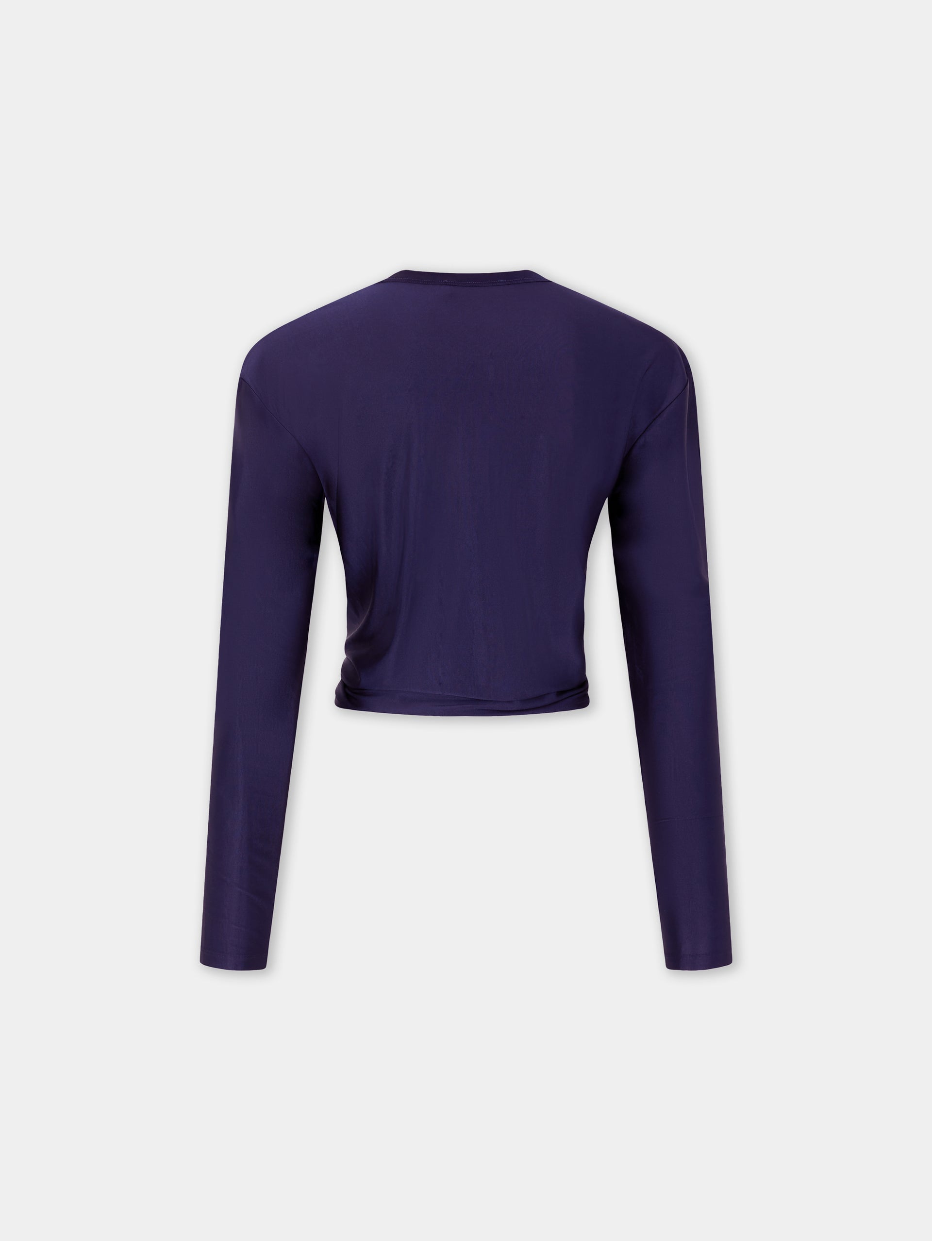 Crop top with piercing detail position 7