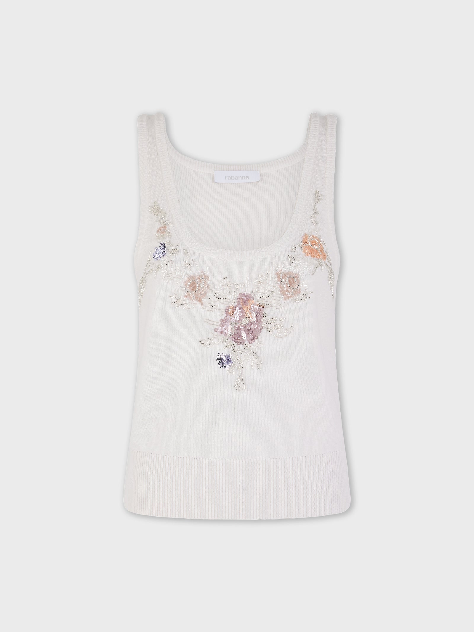 Embroidered wool top position 1 - Image 1