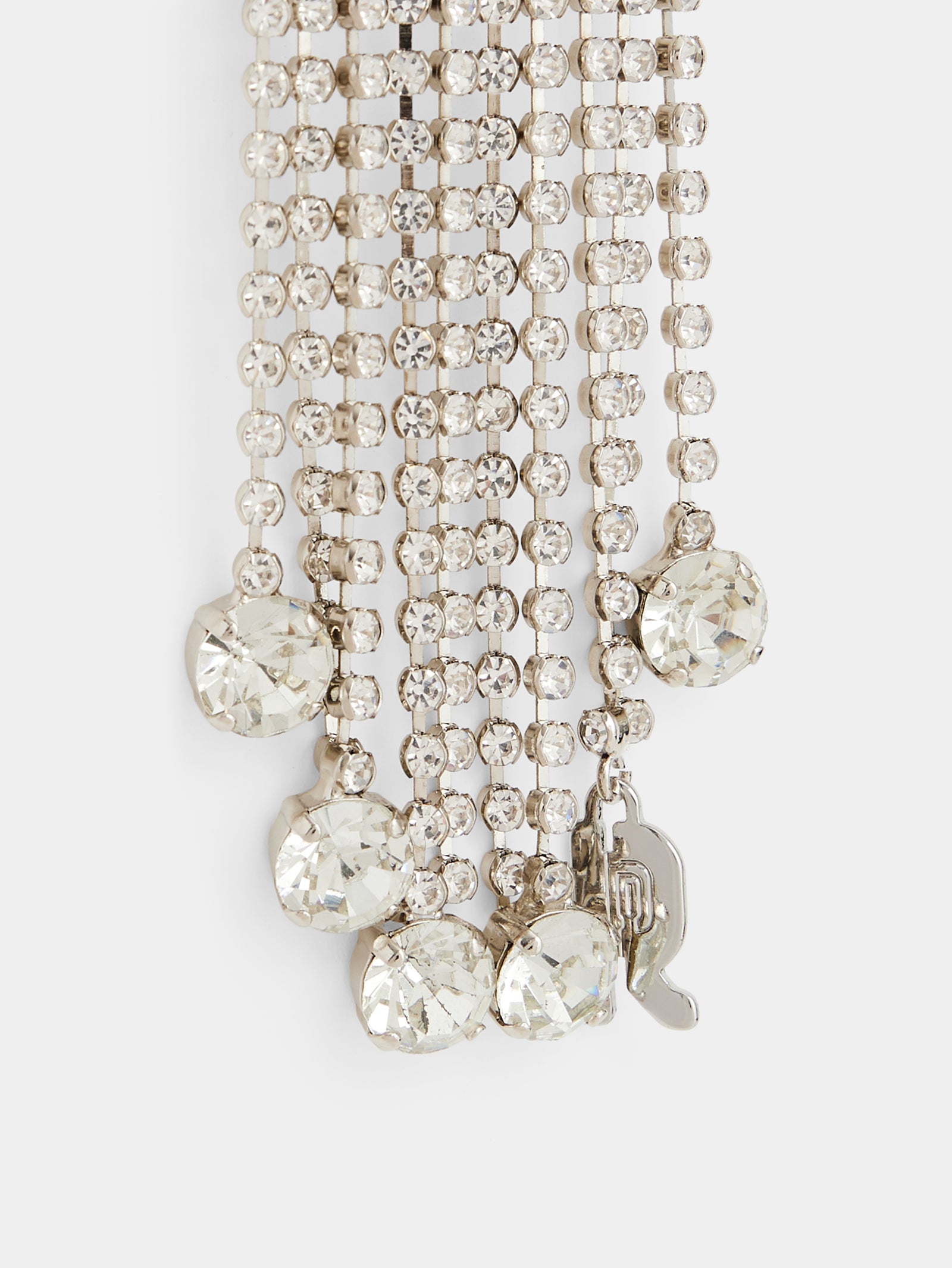 Pin charm with strass silver position 2 - Image 2