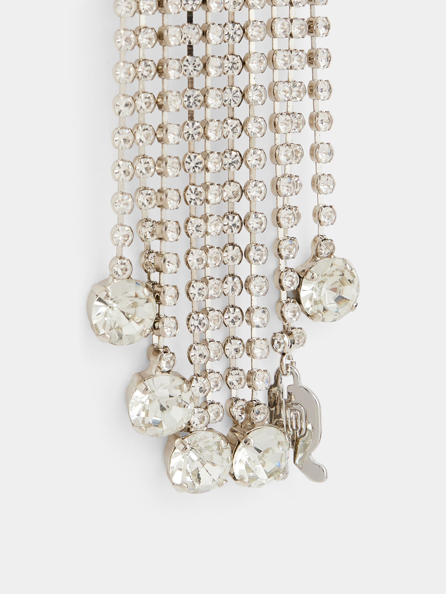 Pin charm with strass silver position 2