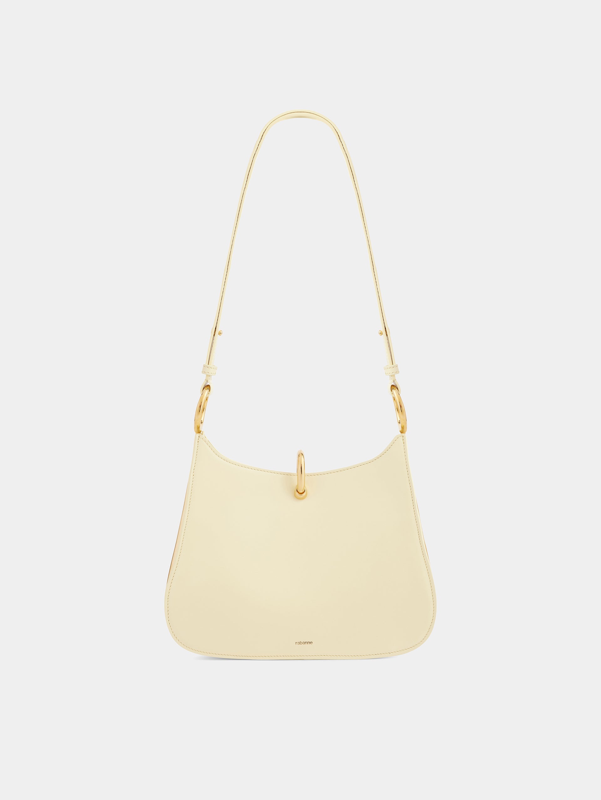 Medium Ring leather bag butter position 1