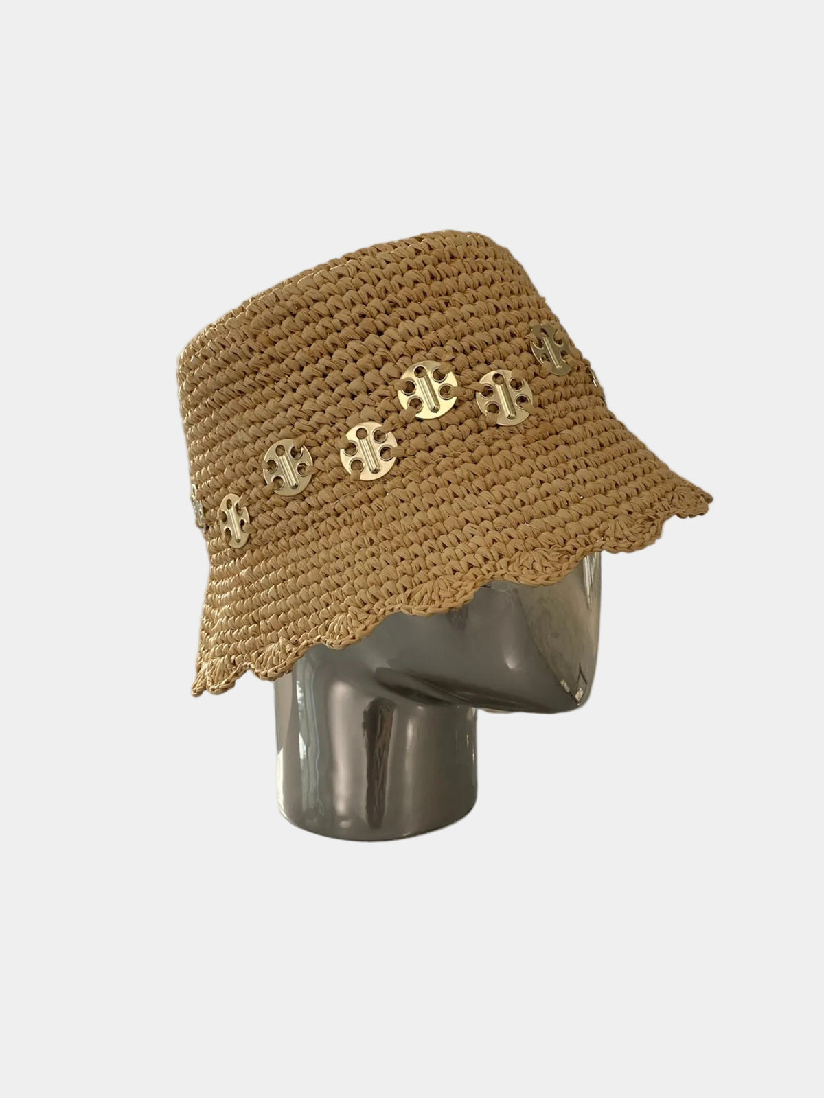 BEIGE BOB IN RAFFIA