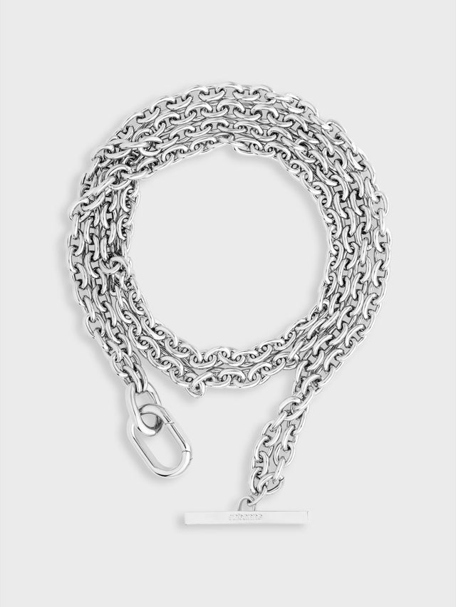 COLLIER XS LINK argenté - Image 3