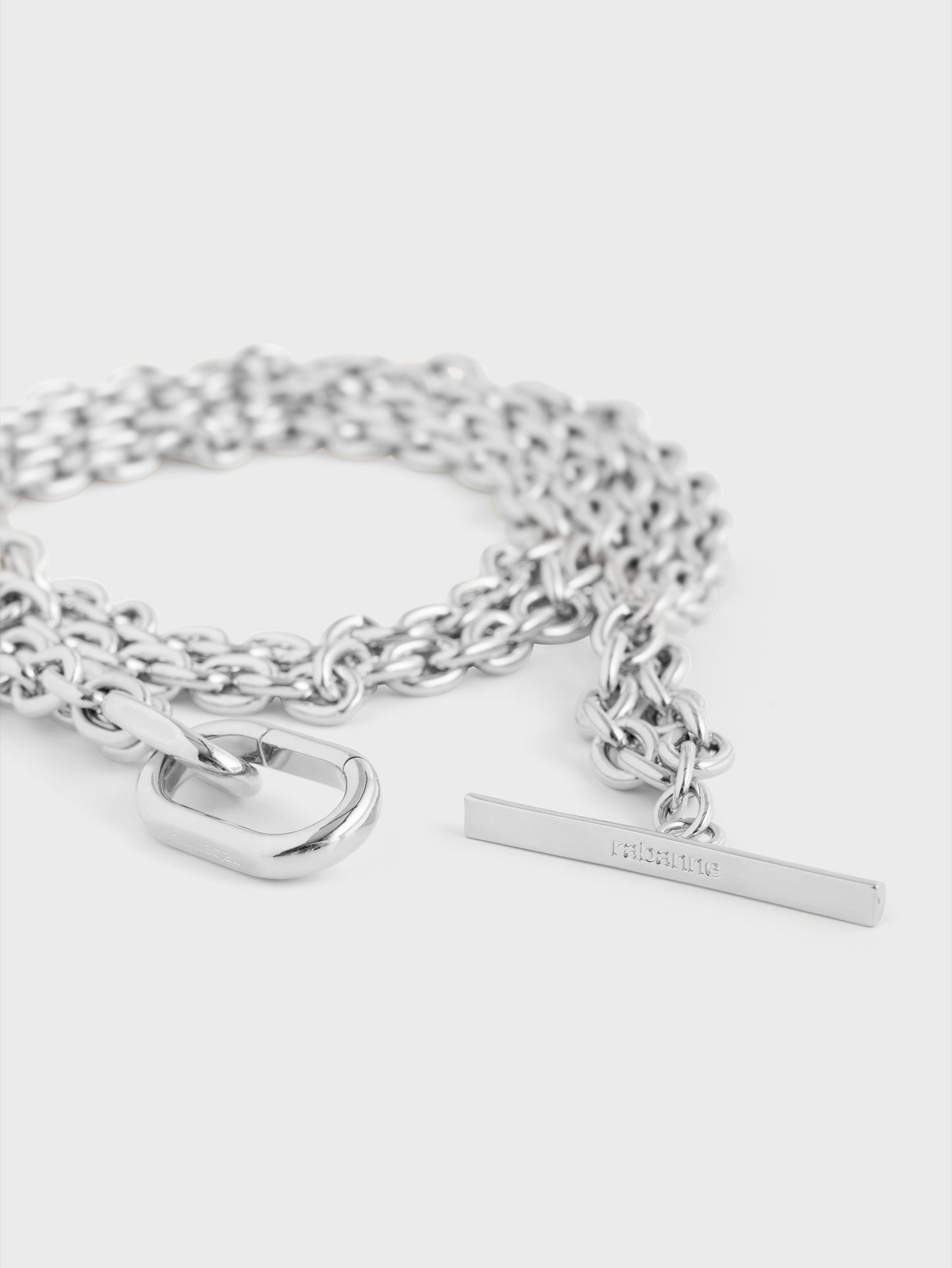 COLLIER XS LINK argenté