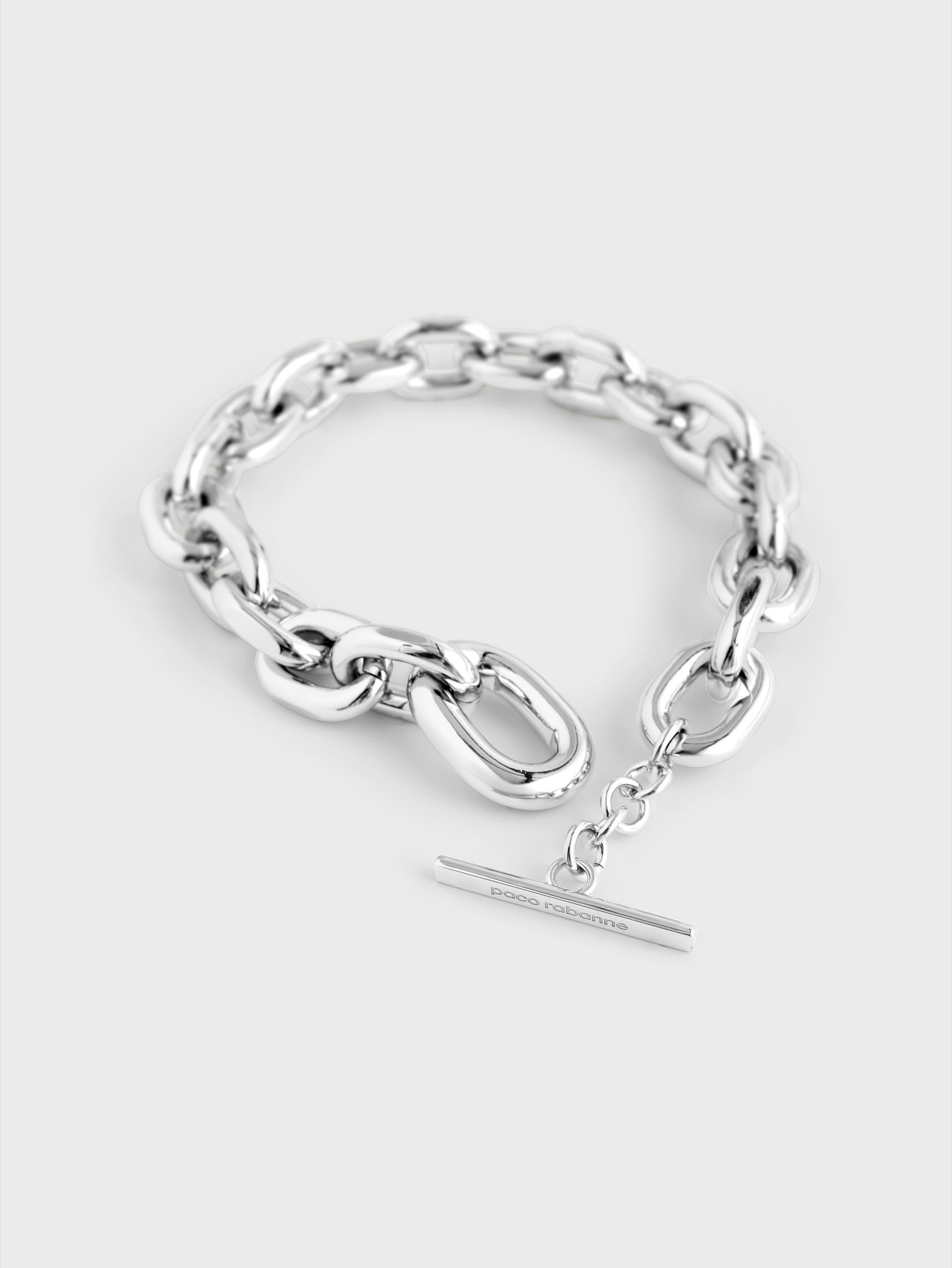 Silver XL Link necklace position 4
