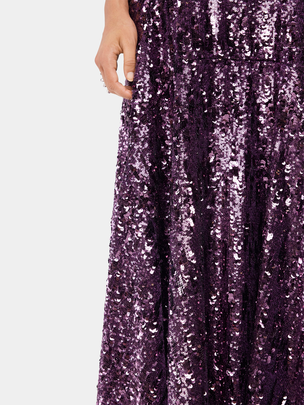 Gown sequin dress position 6