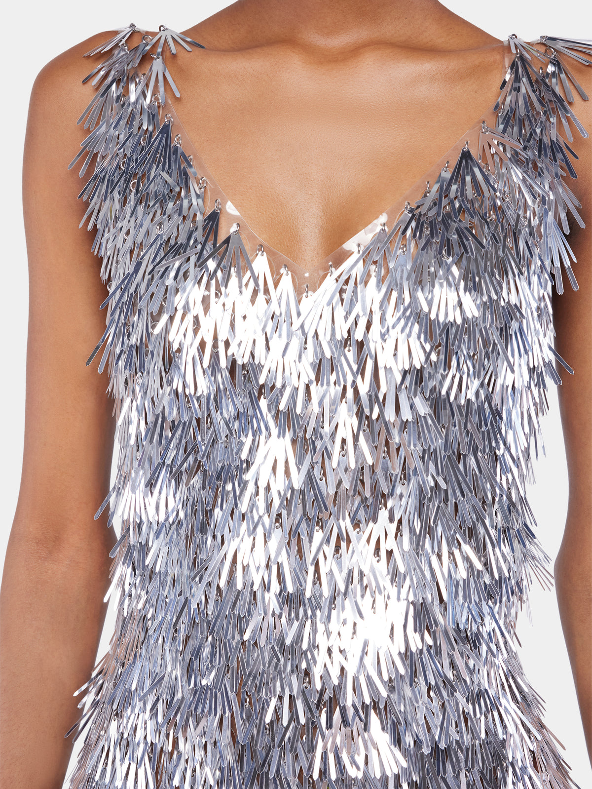 Mini dress silver in assembly position 5