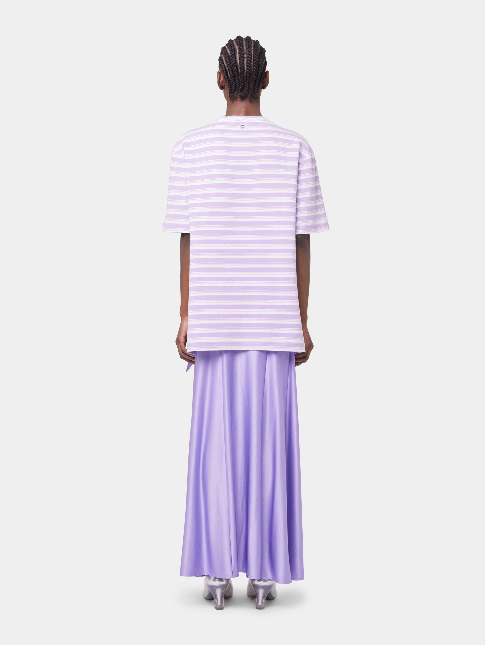 LAVENDER LONG SKIRT IN JERSEY position 6