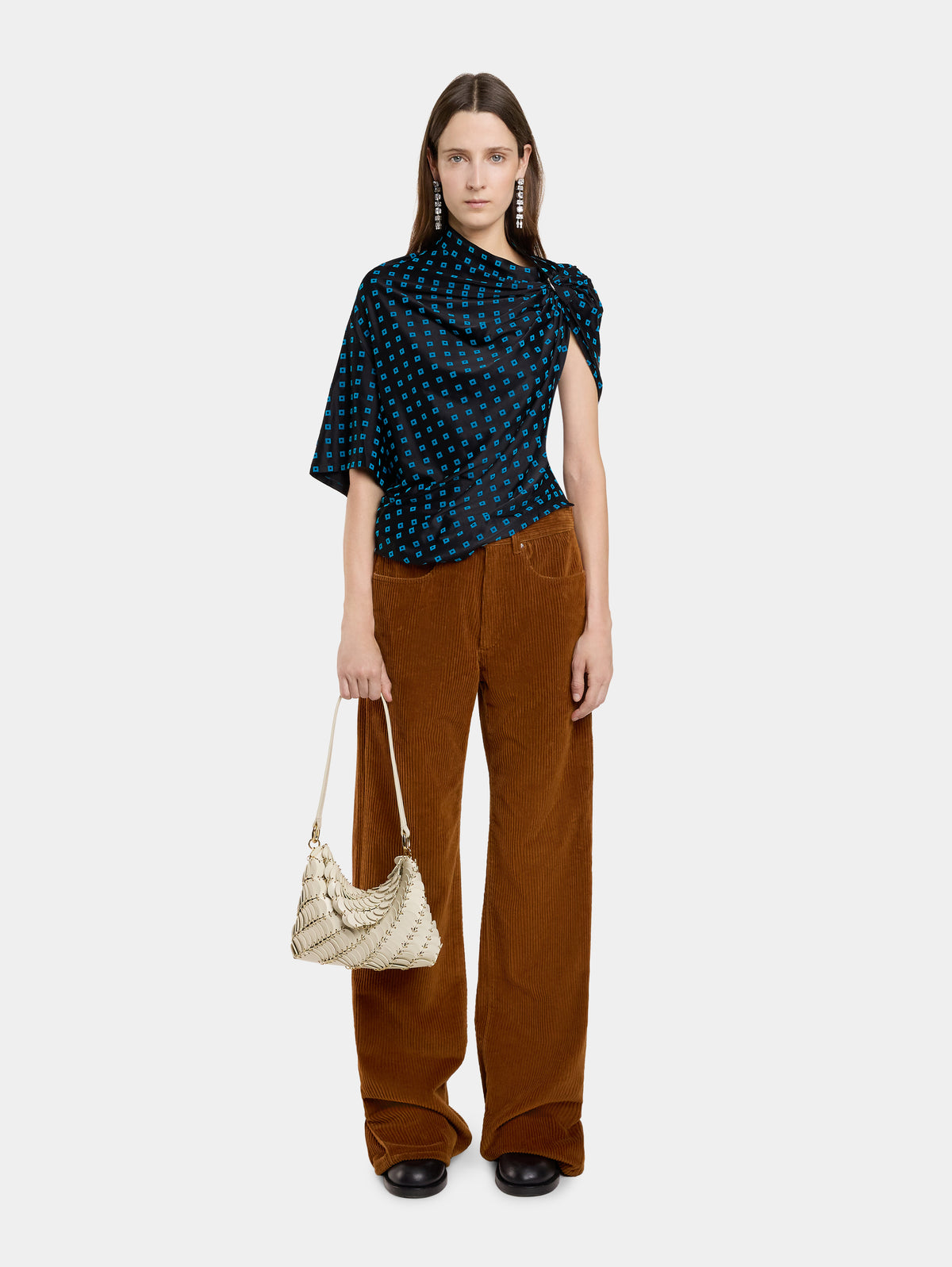 WIDE-LEG PANTS IN CORDUROY - Image 2