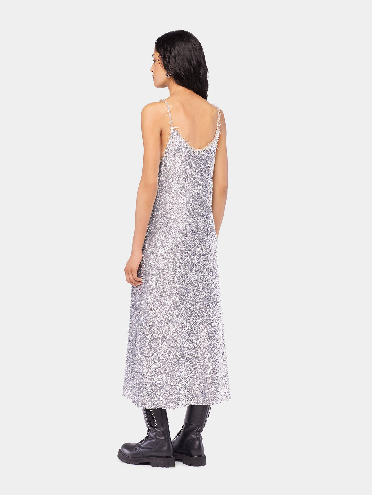 Midi sequin dress position 4