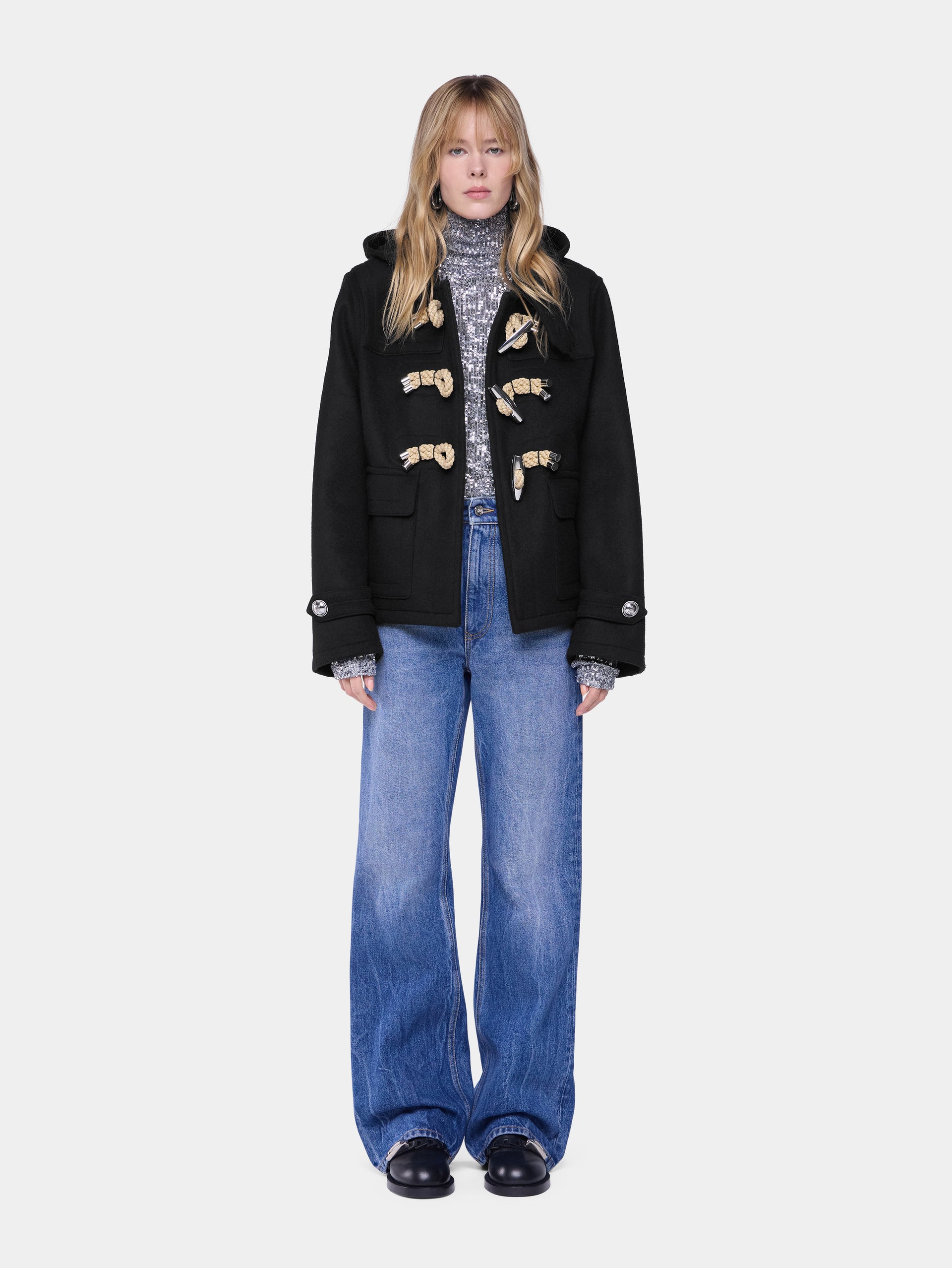 Short coat in wool position 2