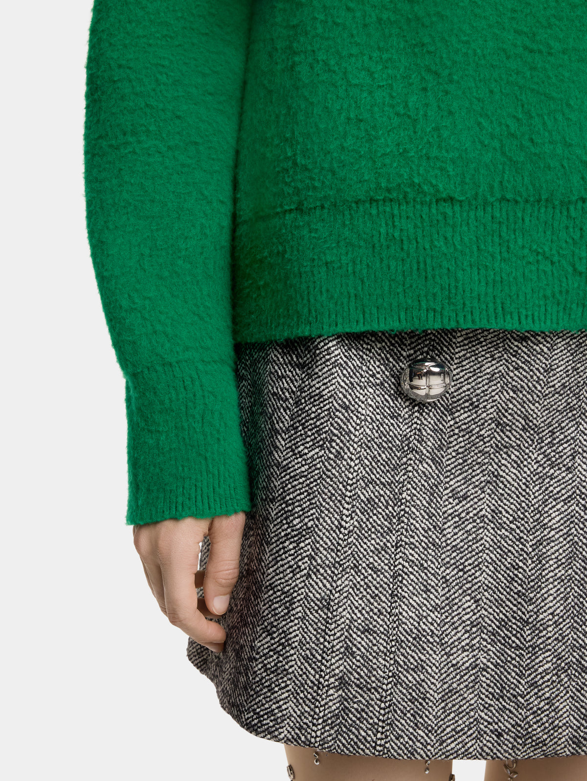 OVERSIZED SWEATER IN BRUSHED WOOL - Image 3