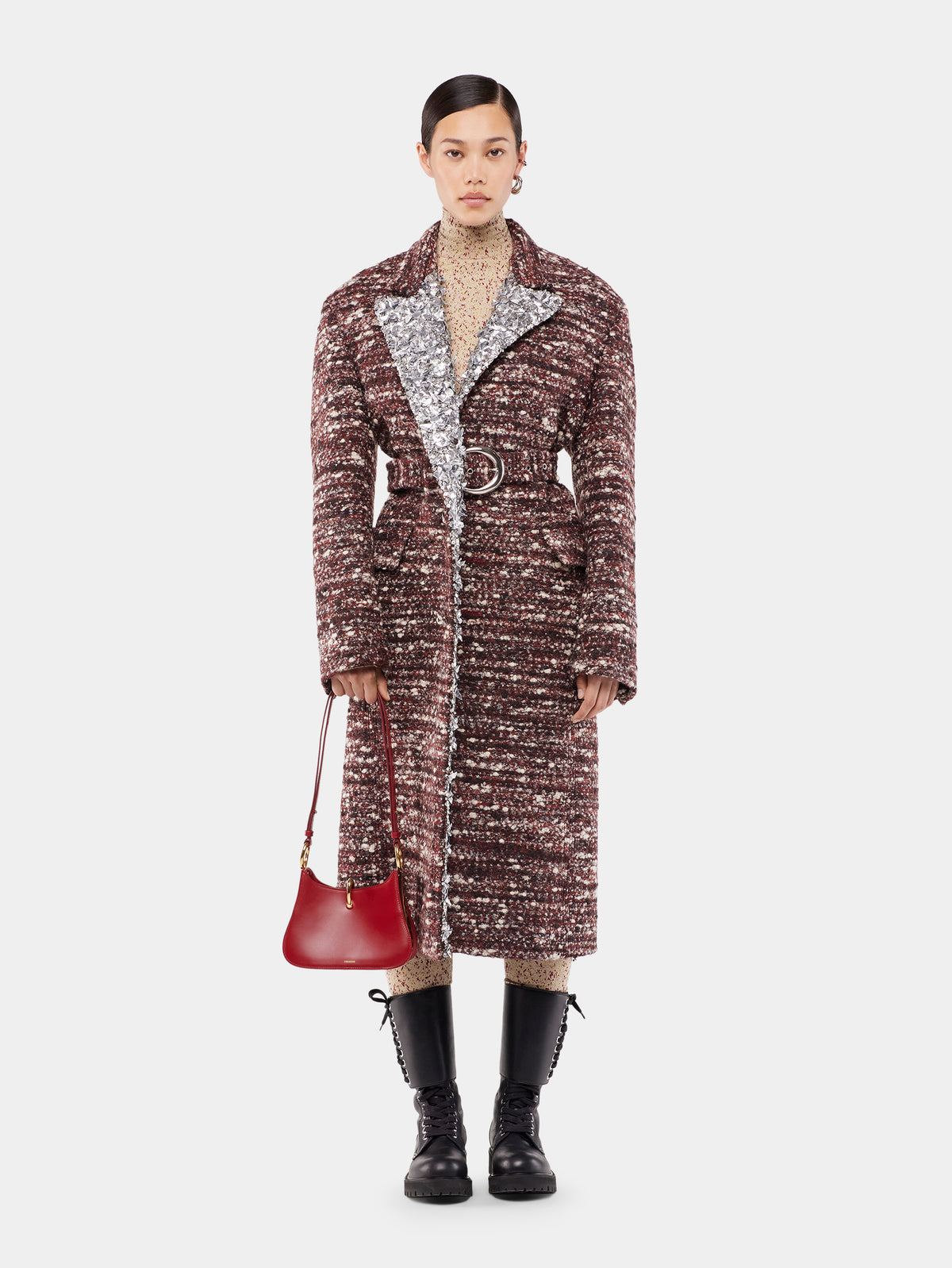 Tailored coat in wool position 2 - Image 2