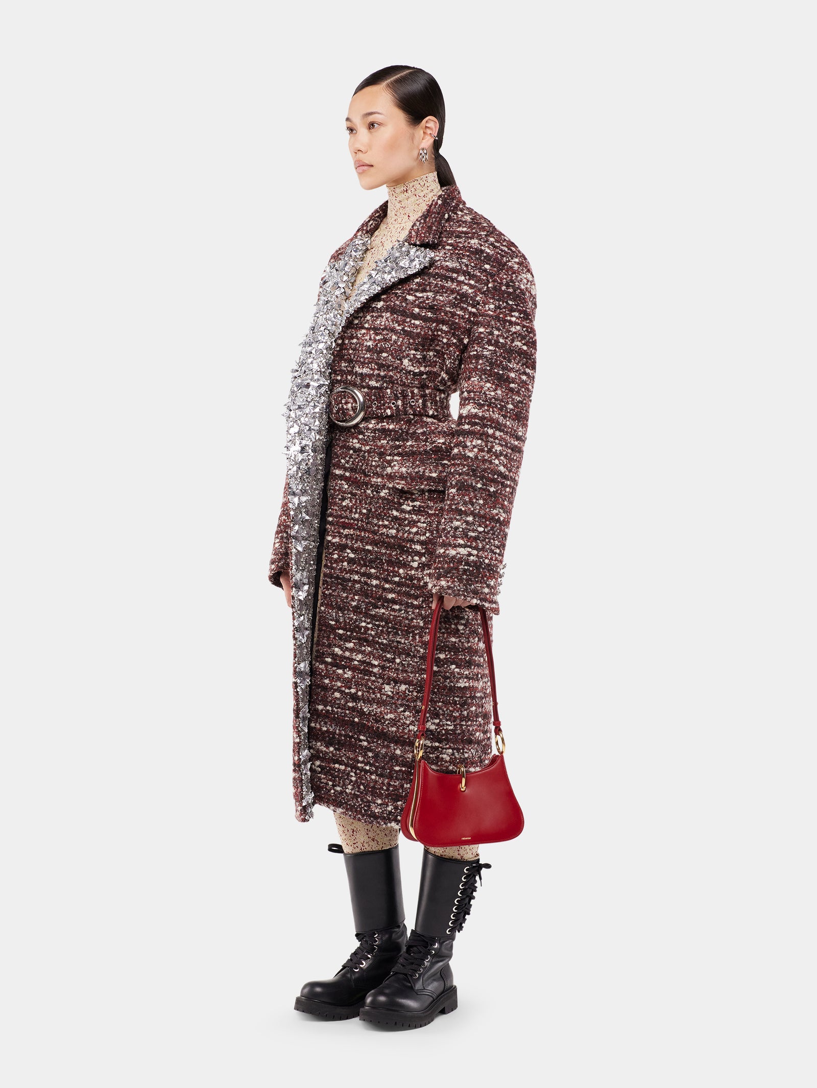 Tailored coat in wool position 3 - Image 3